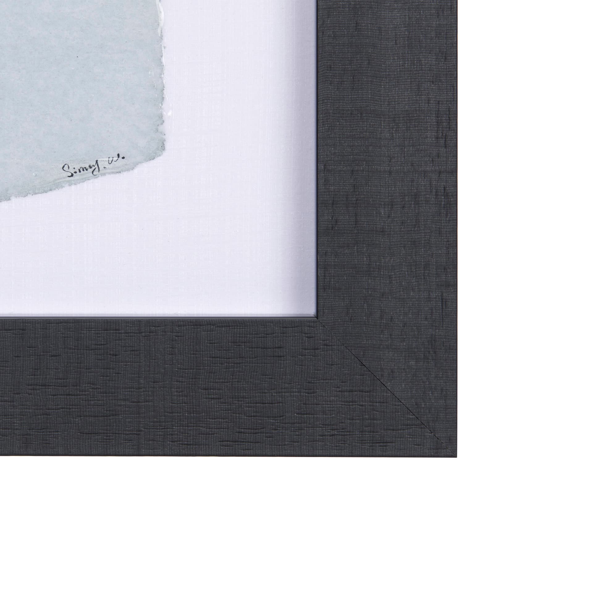 A Cloudy Afternoon III by Mercana Studio a Hand Embellished Textured Framed Art Print — product photograph