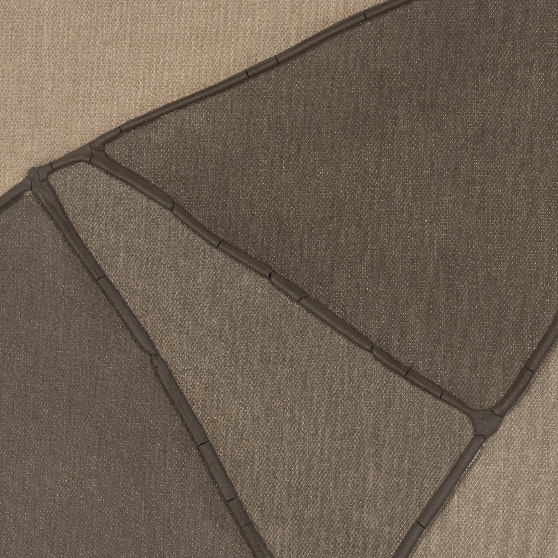 Field Patchwork III by Mercana Studio Handmade Original Framed Canvas Artwork — product photograph