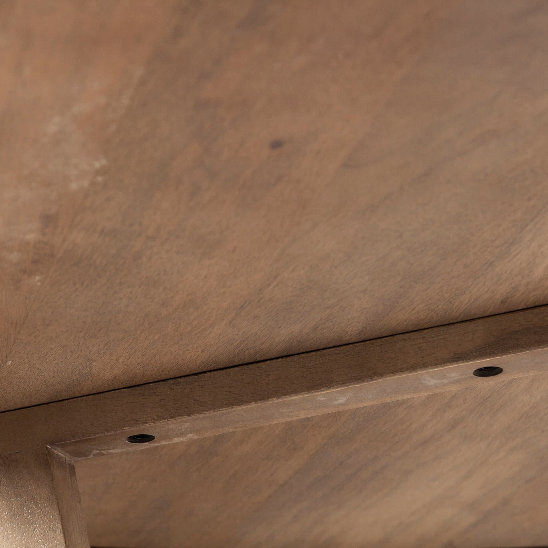 Denver 92"L x 39"W Rectangular Dining Table | Modern | Brown Wood | Seats 6 — product photograph