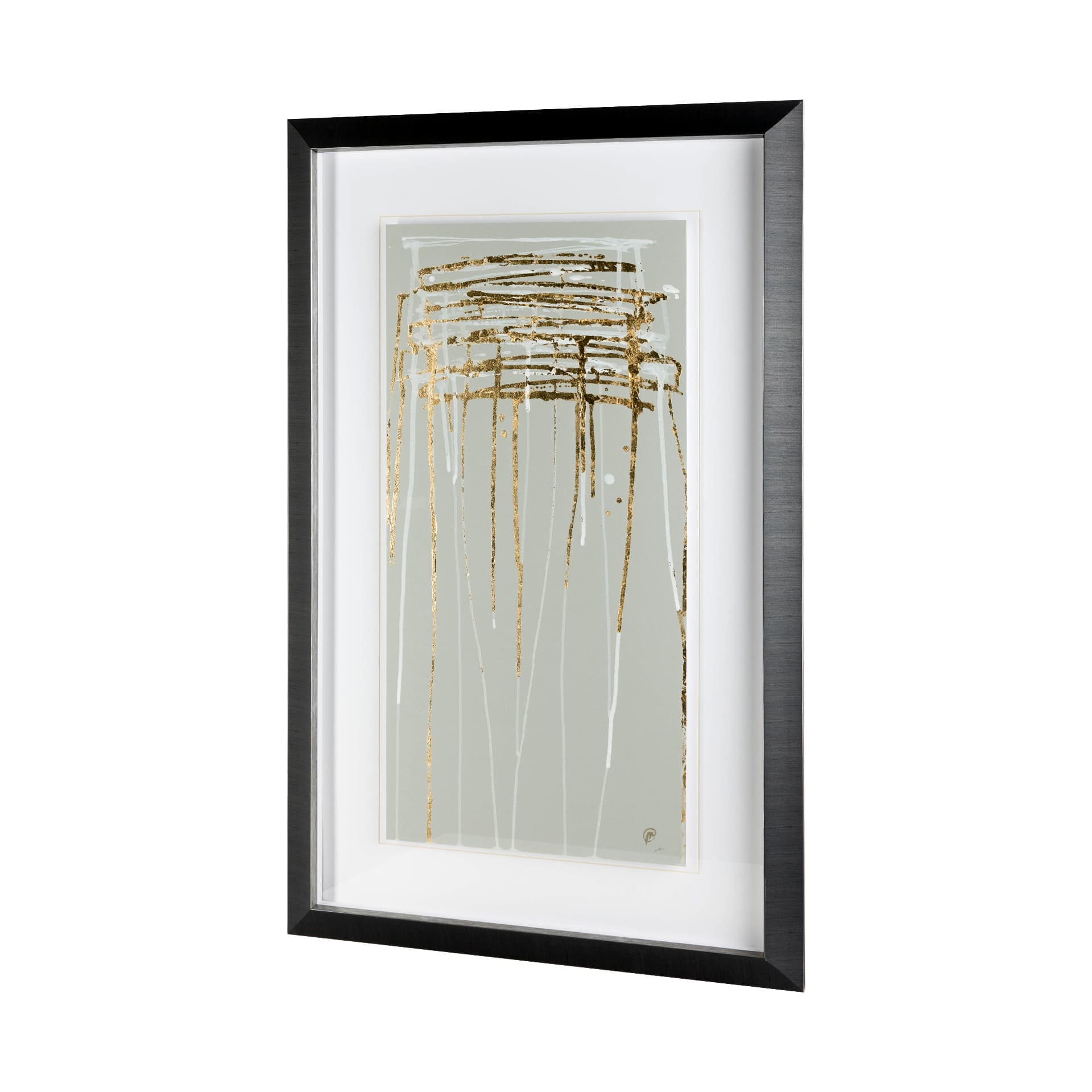 Sun River by Studio M a handmade Original Framed Artwork under Glass — product photograph