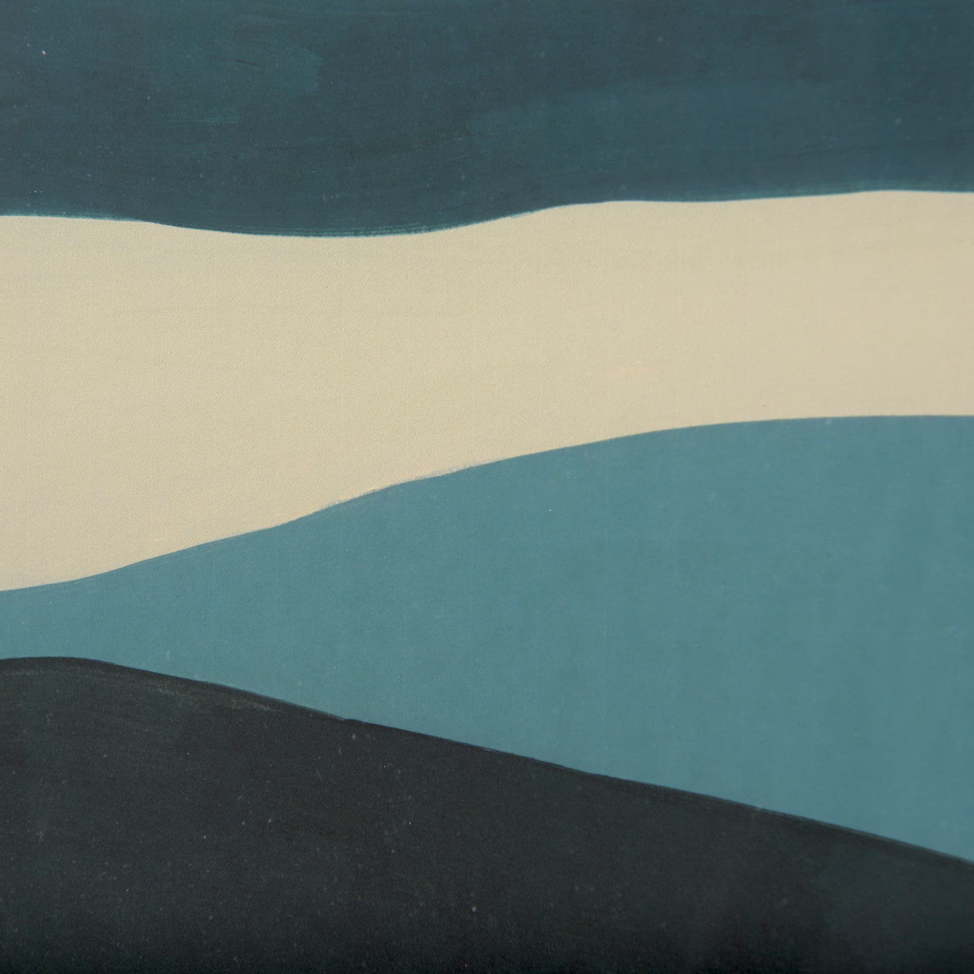 Green Desert I by Mercana Studio a Hand Embelished Textured Framed Art Print Matted under Glass — product photograph