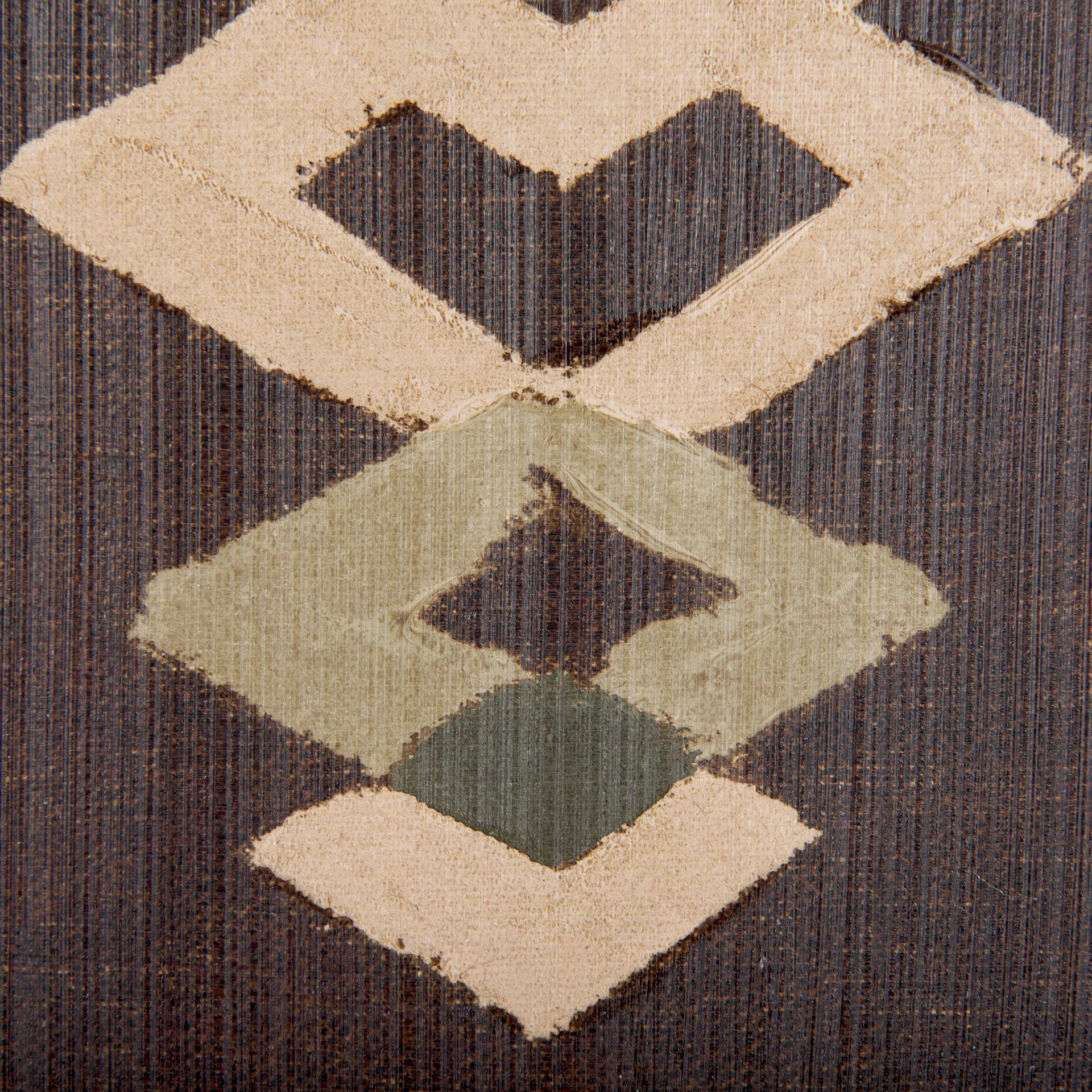 Brown Tapestry VII by Mercana Studio a Hand Embellished Textured Framed Art Print — product photograph