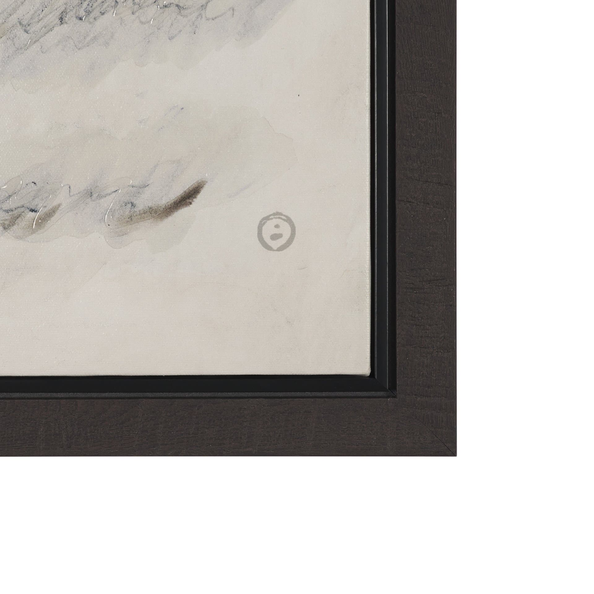 Message II by Mercana Studio Hand-Embellished Textured Framed Canvas Artwork — product photograph