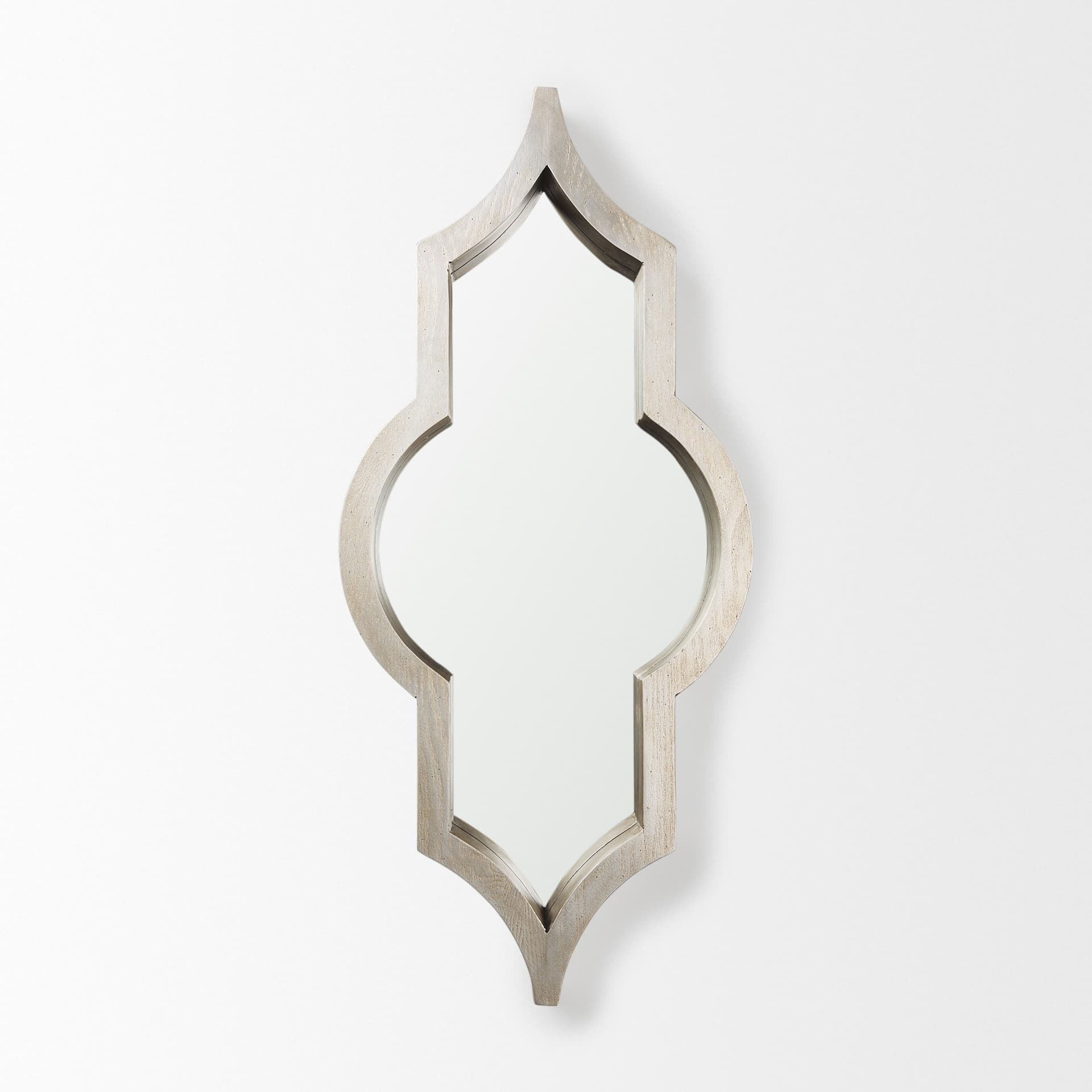 Tamanar 15x34 Champagne Wood Frame Mirror — product photograph