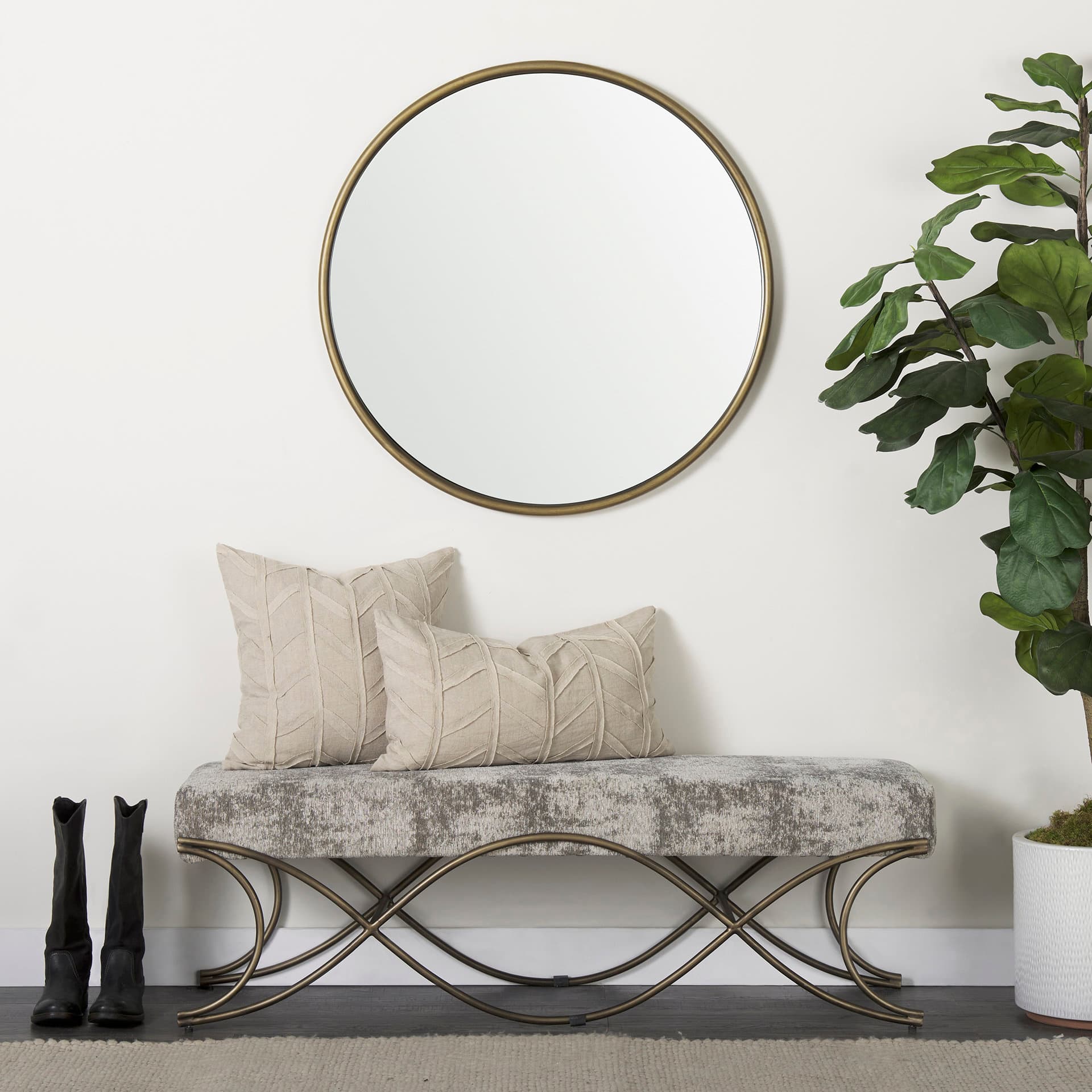 Ivivva 14x26 Beige Fabric Textured Decorative Pillow Cover — product photograph
