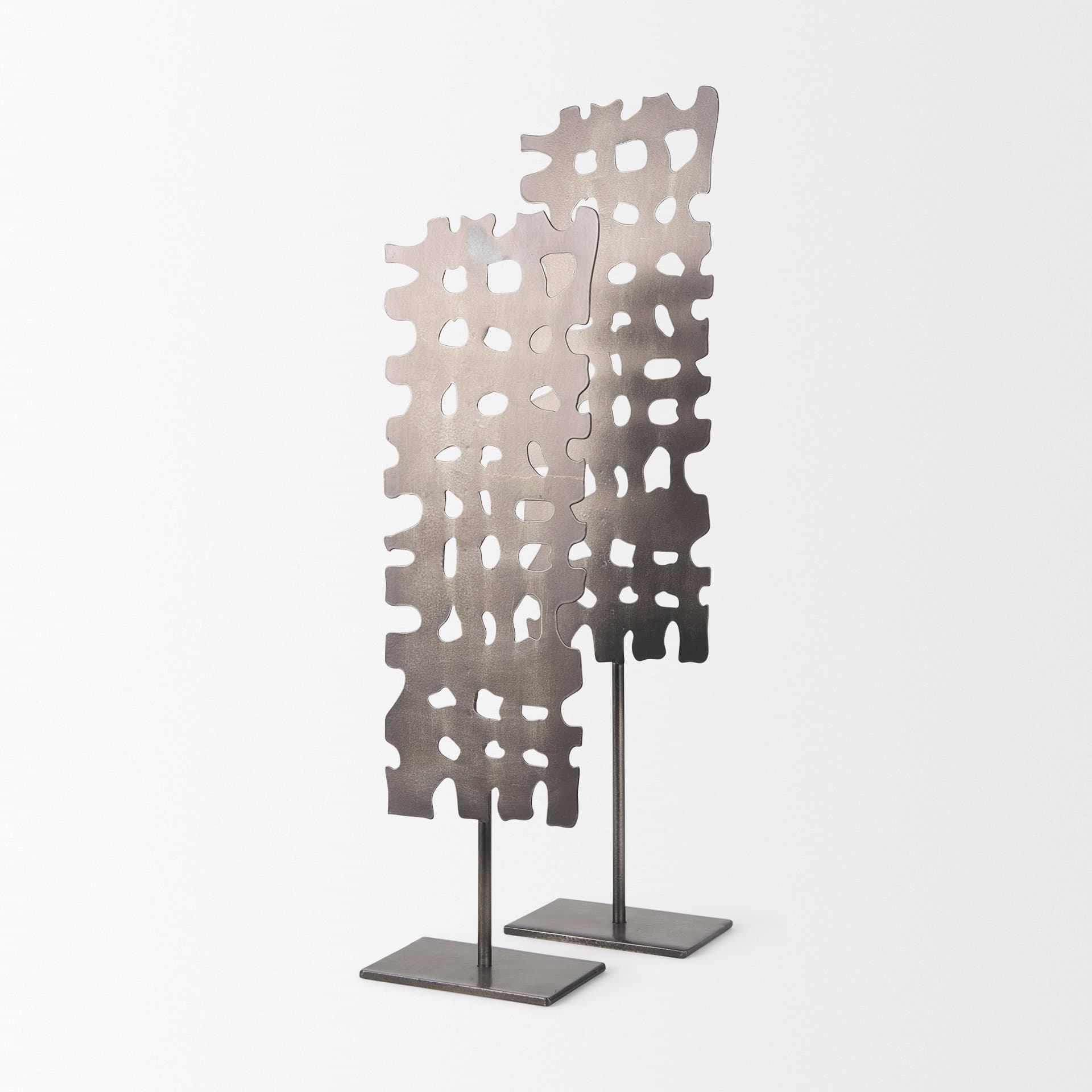 Shaw II (Large) 5L x 3W Gray Rectangular Decorative Object — product photograph