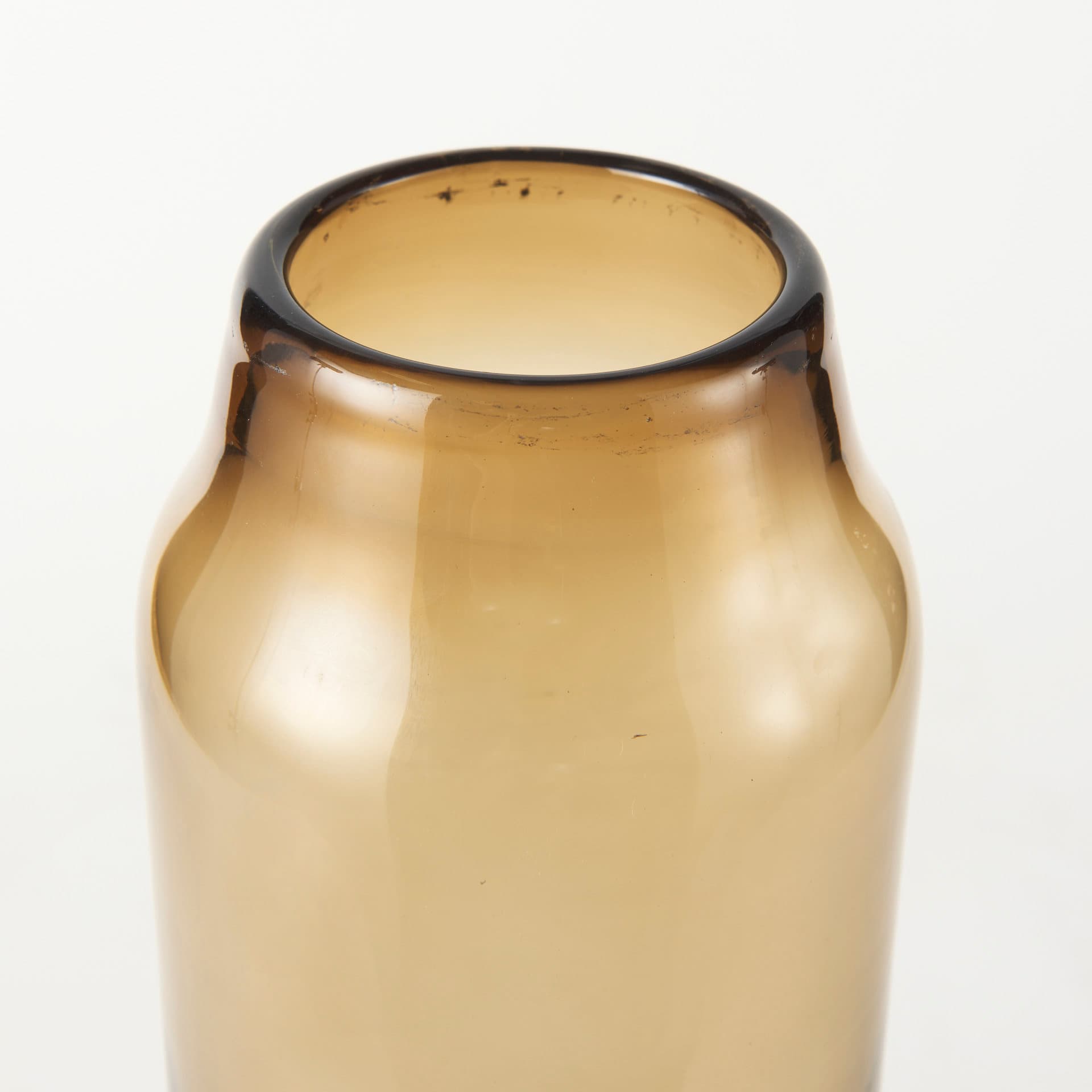 Amrita 4.8L x 4.8W x 16.0H Golden Brown Glass Vase — product photograph