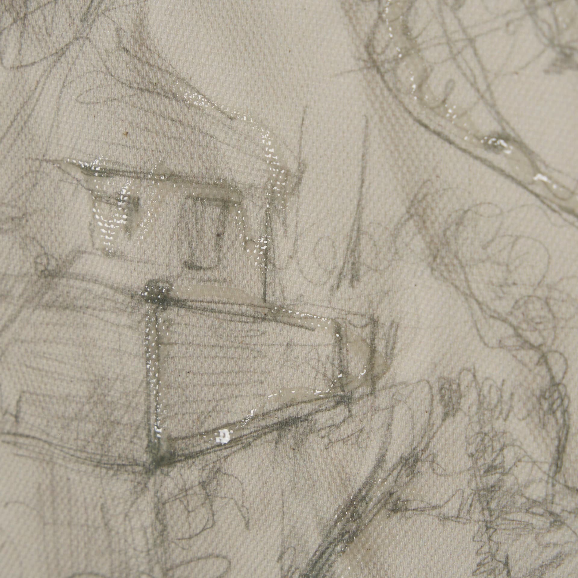 Sketch Collection (Set of 9) by Mercana Studio a Hand Embellished Framed Art Print Matted under Glas — product photograph