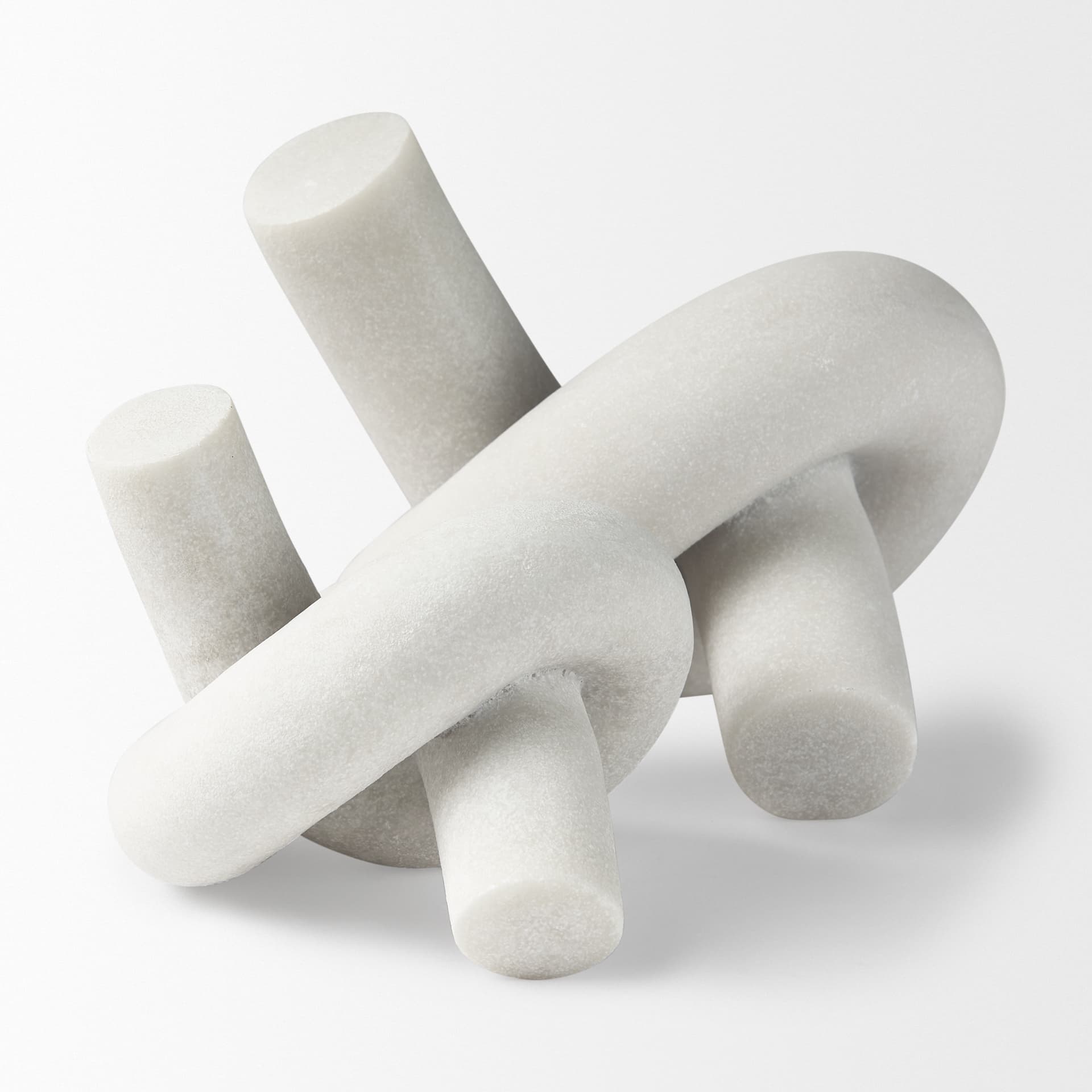 Otto Granite Resin Large Knot Sculpture Decorative Object — product photograph