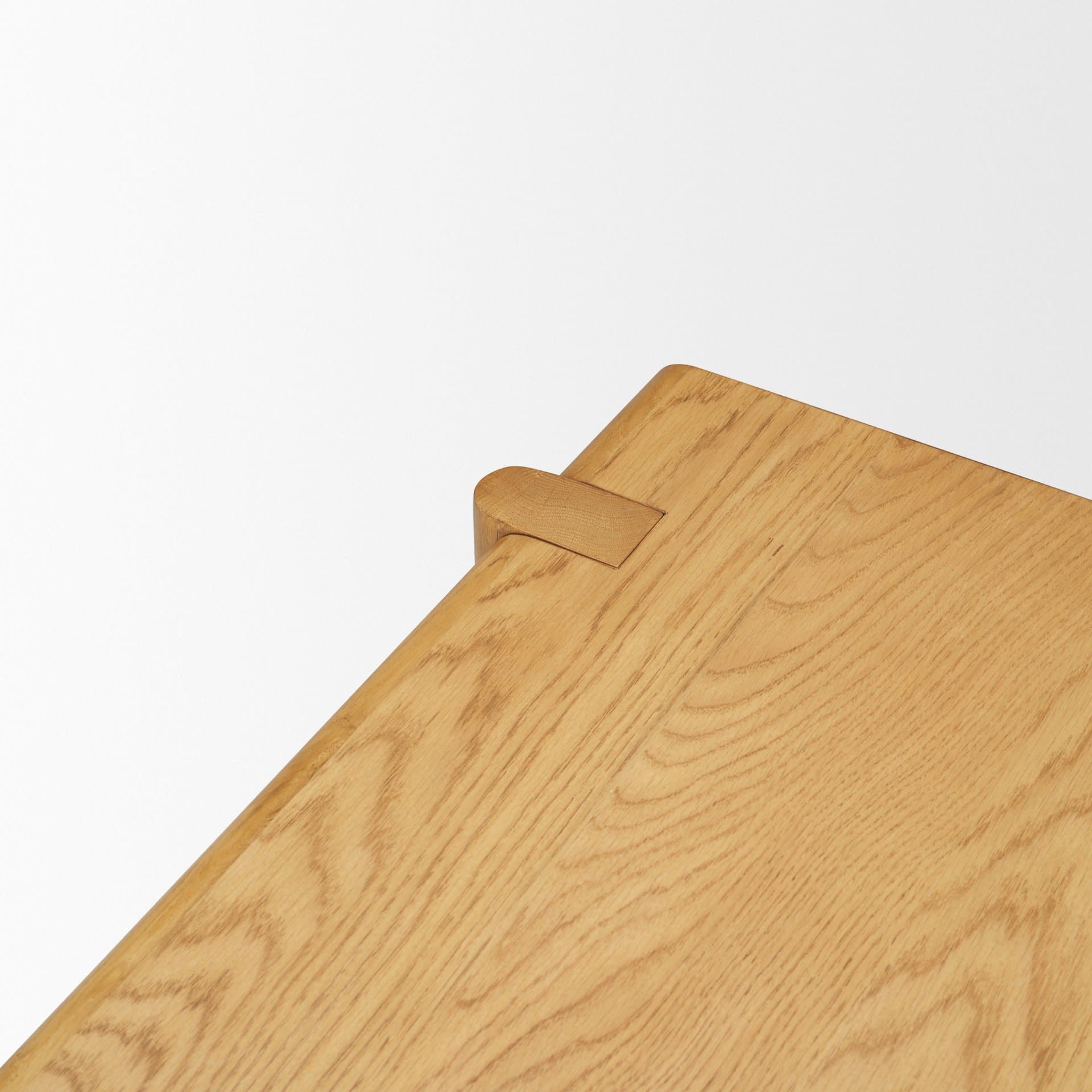 Rowan Light Brown Oak Wood Bench — product photograph