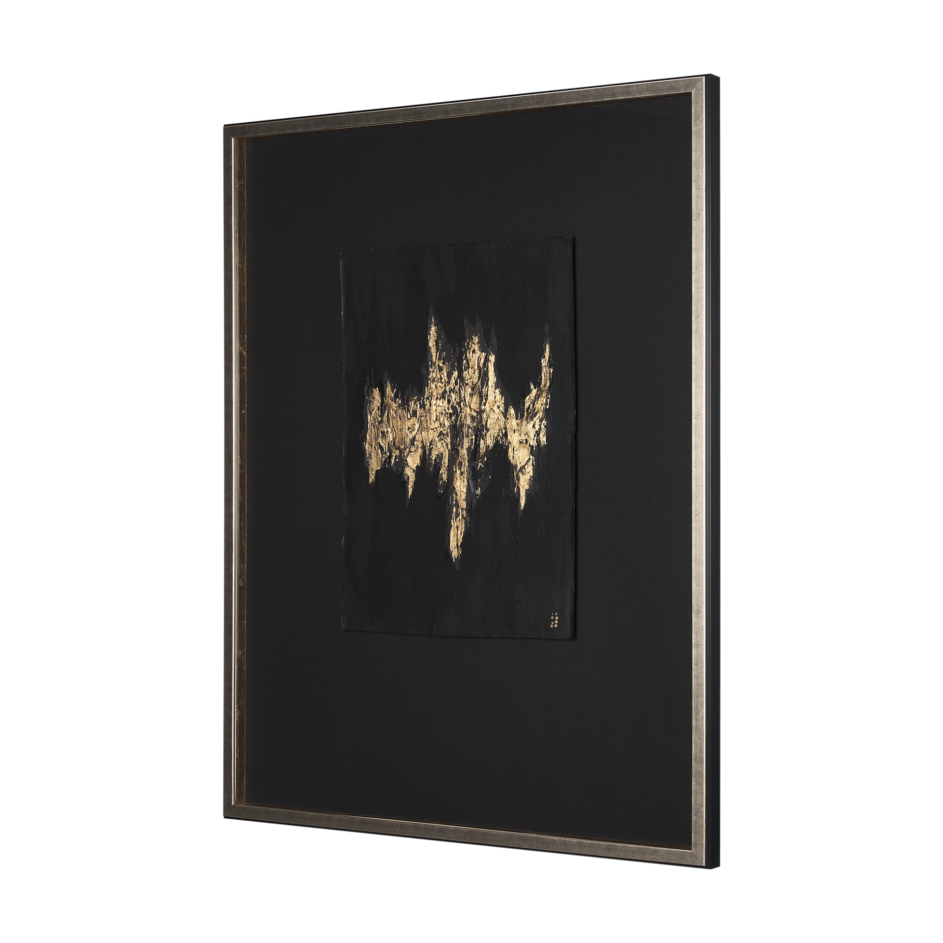 Struck by Studio M a handmade Original Framed 3D Textured Artwork under Glass — product photograph