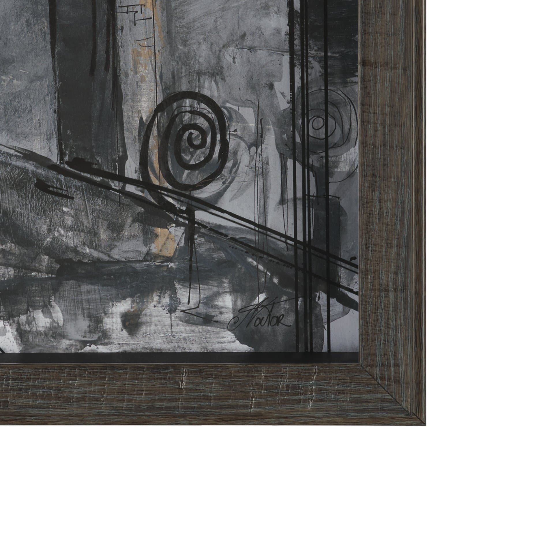 Community 2B by Mercana Studio Framed Artwork Matted under Glass — product photograph