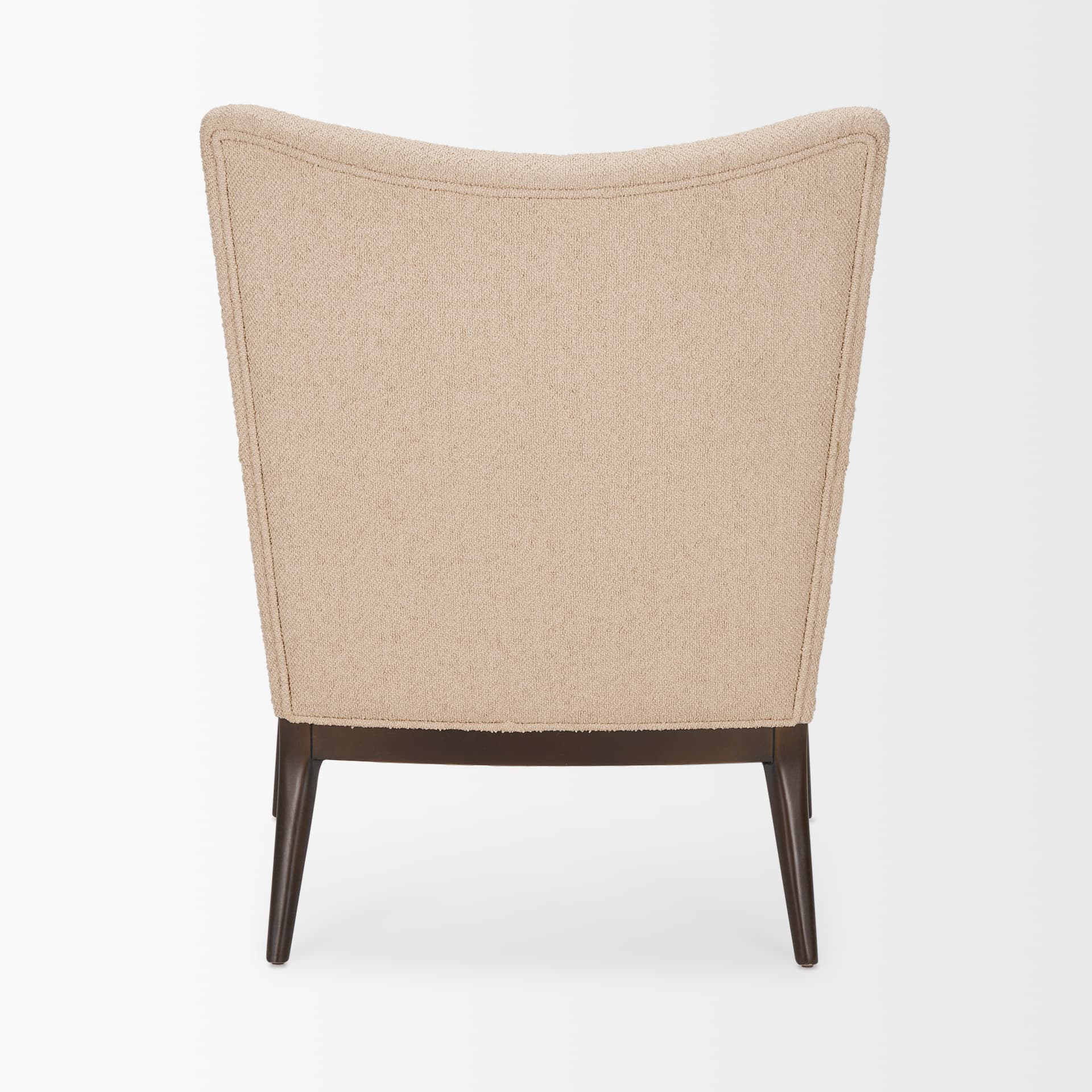 Argent Beige Boucle Accent Chair — product photograph