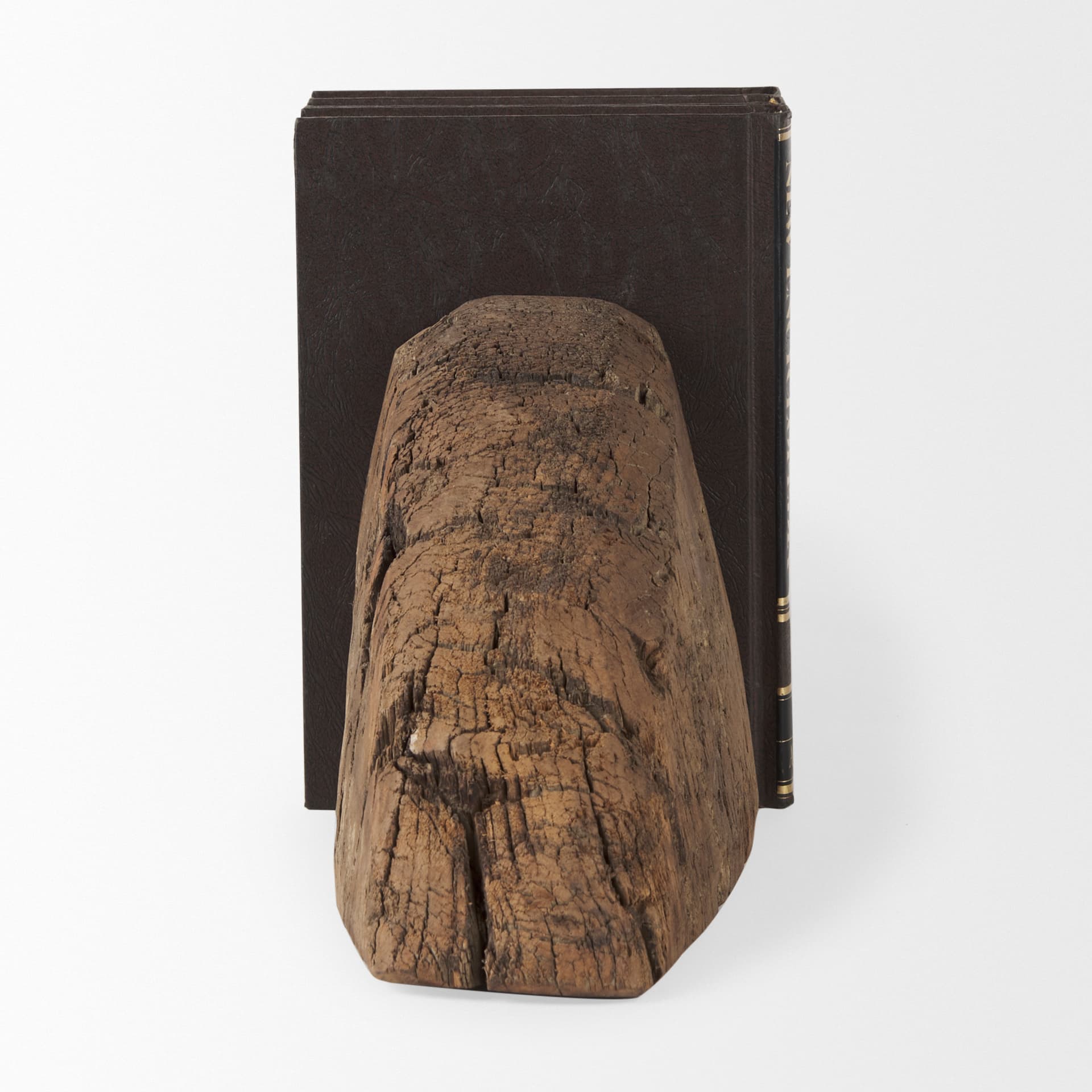 Incana Handmade Reclaimed Wooden Bookends — product photograph