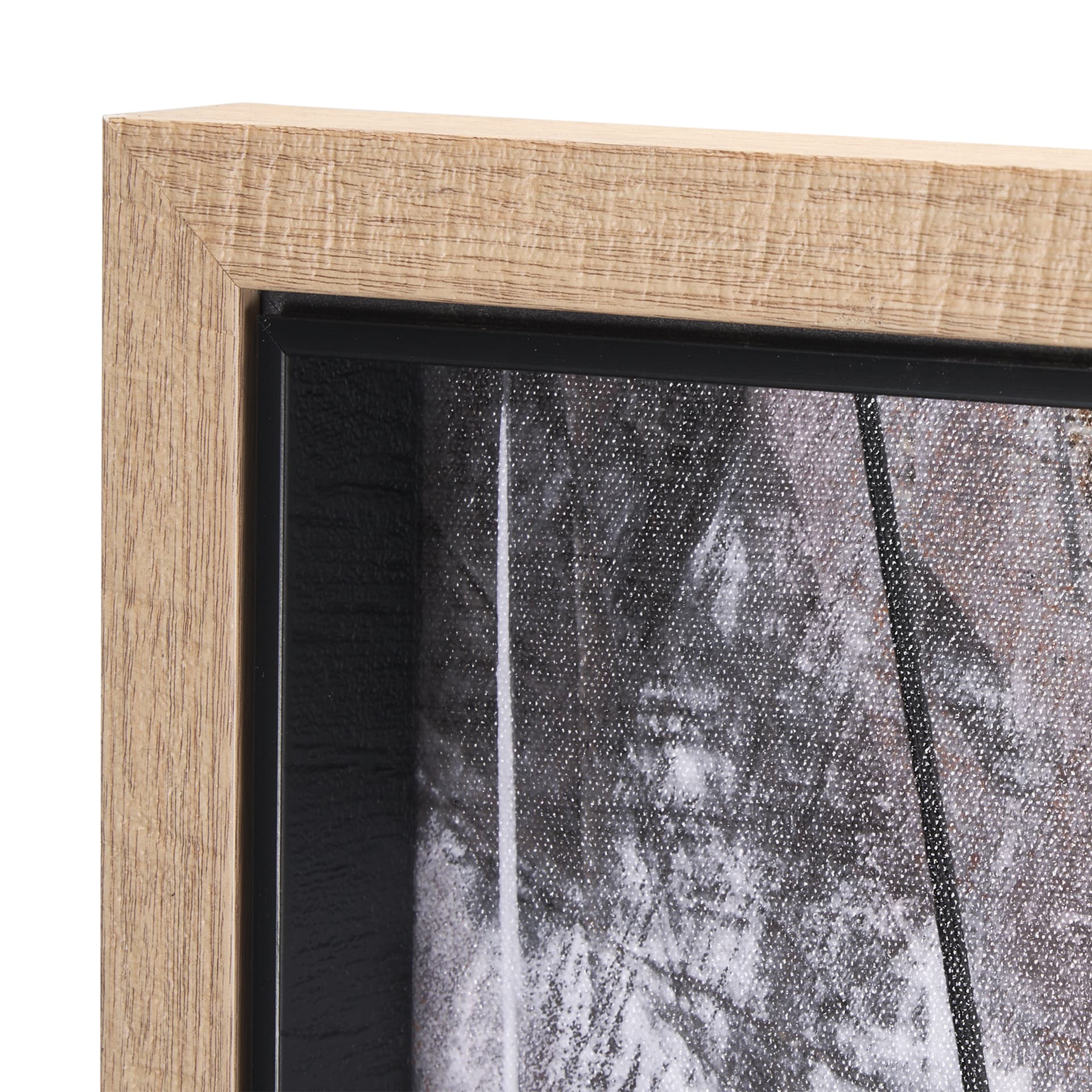 Meshy I by Mercana Studio a Hand Embellished Textured Framed Art Print — product photograph