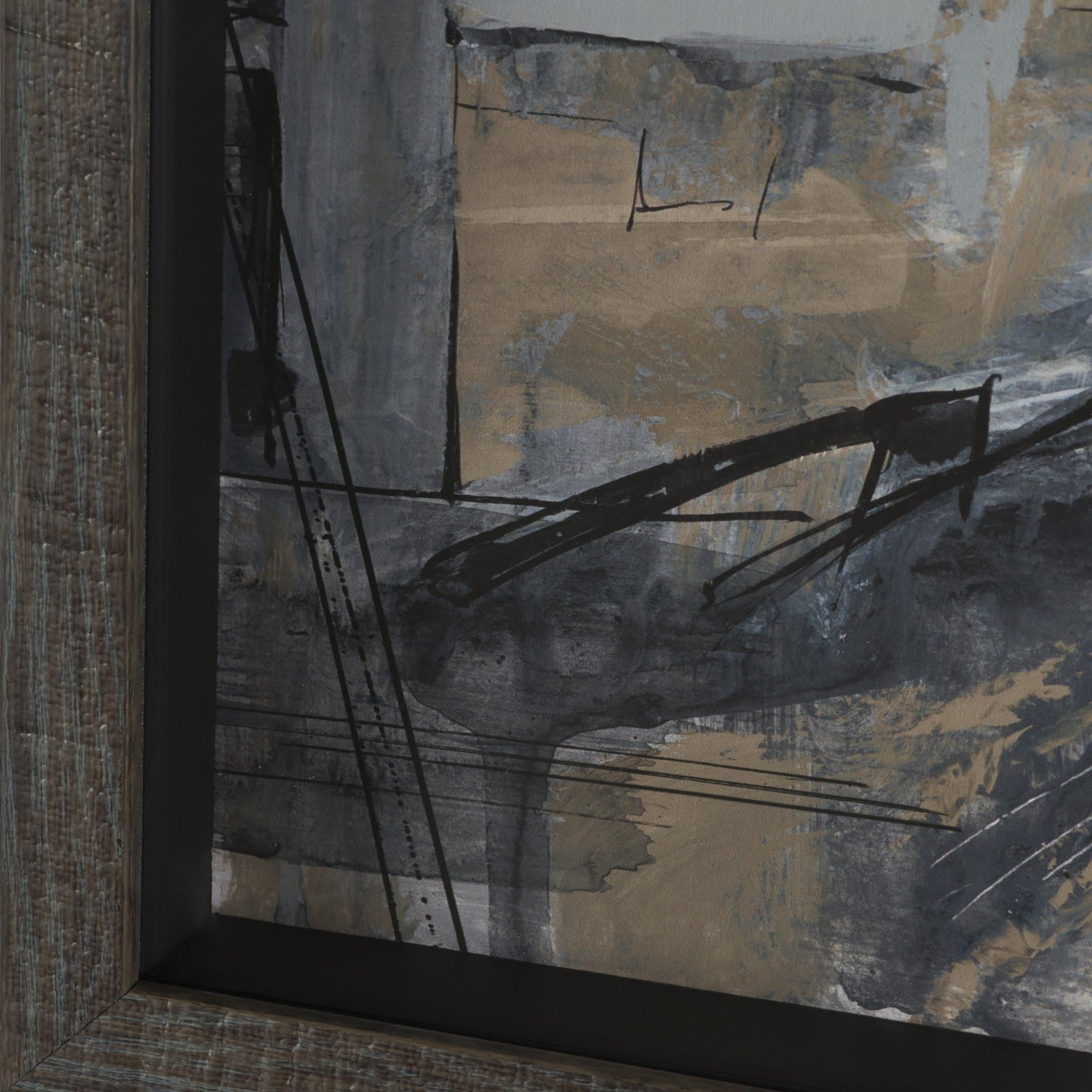 Community 3B by Mercana Studio Framed Artwork Matted under Glass — product photograph