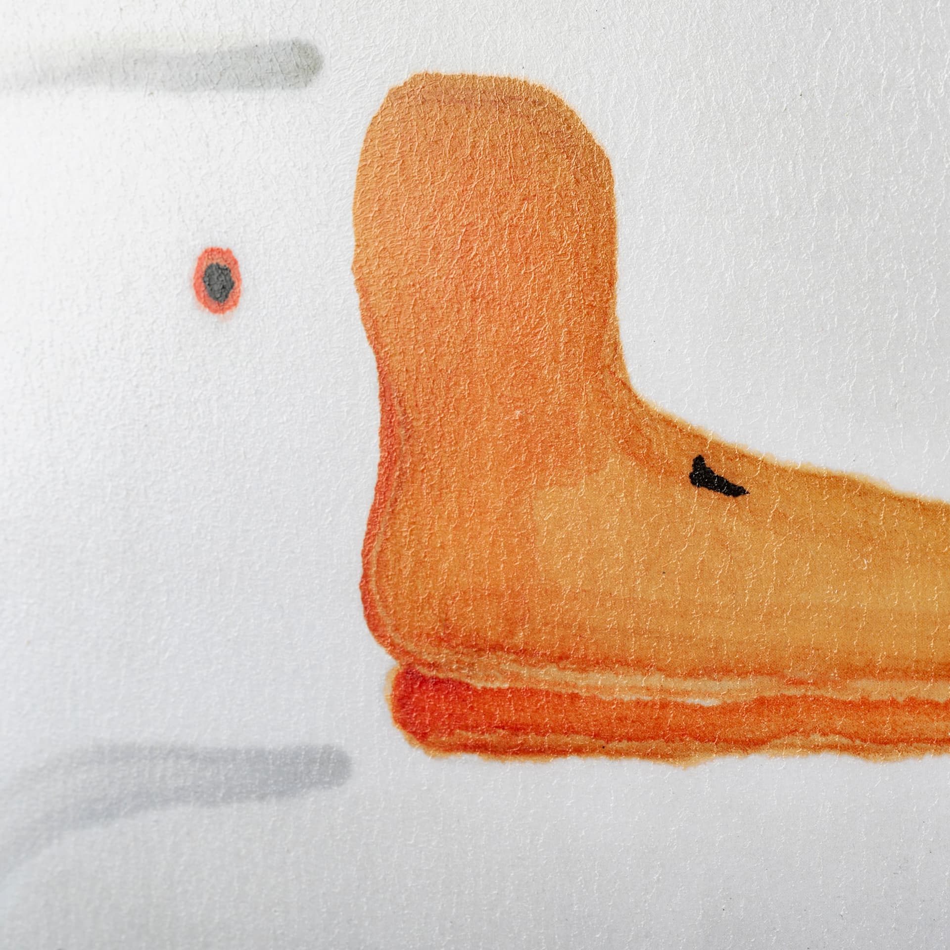 Goose Gazing II by Mercana Studio a Hand Embellished Textured Framed Art Print — product photograph