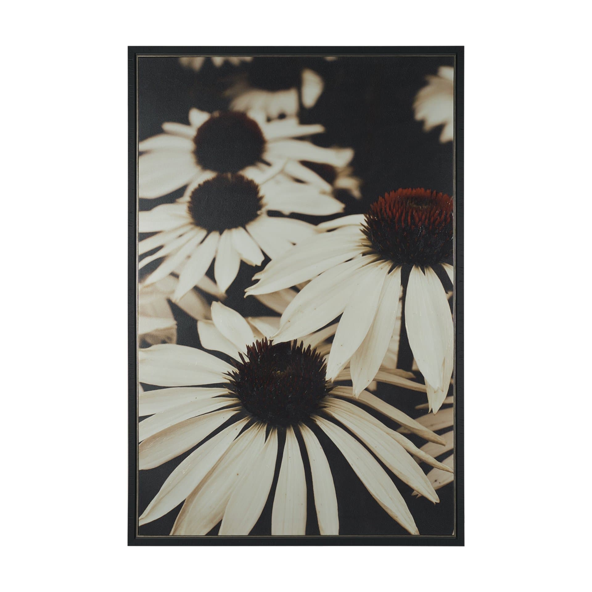 Quiet by Olivia Joy StClaire Hand-Embellished Textured Framed Canvas Art Print — product photograph