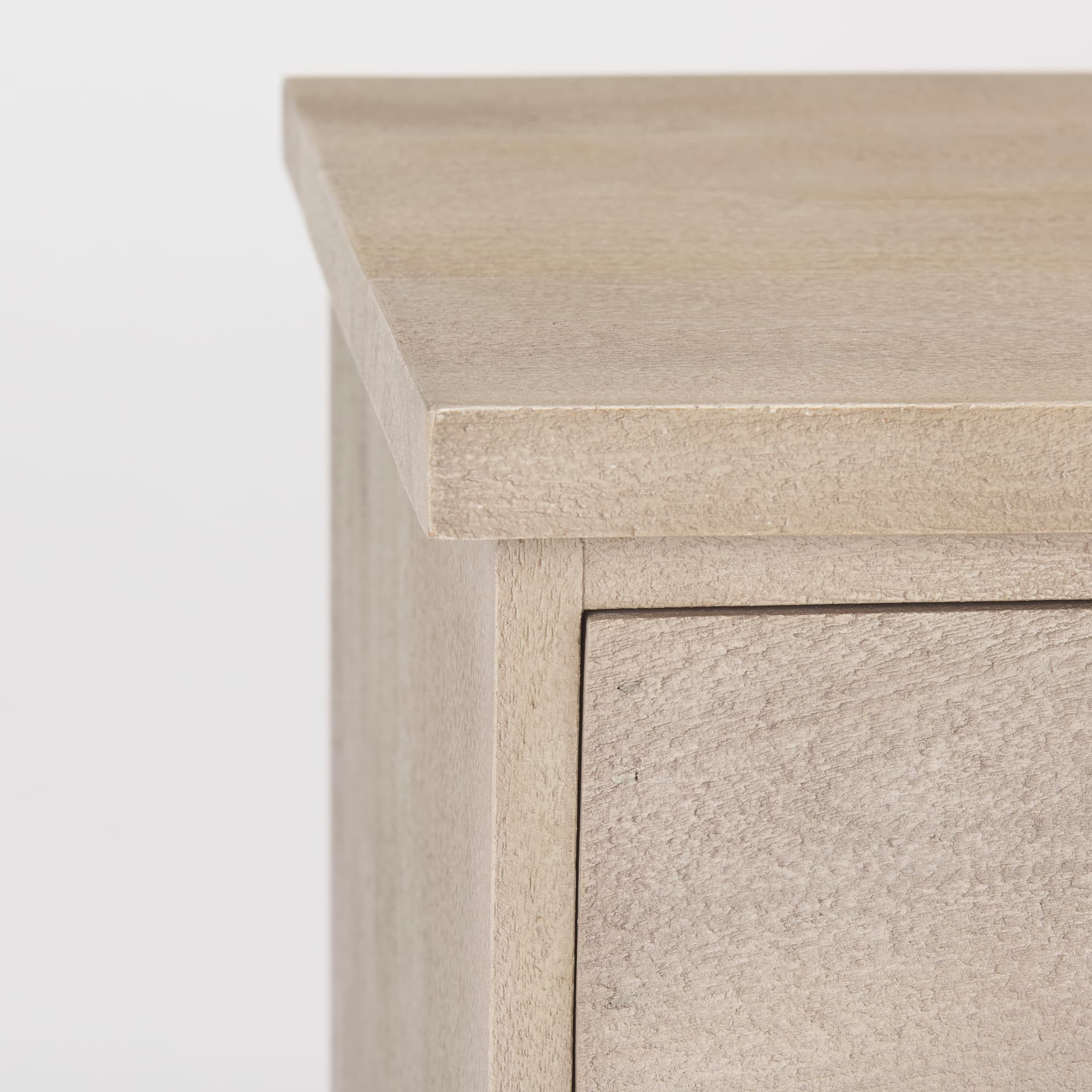 Braxton 33.5L x 18.5W x 31.5H Beige Wood W/Black Accents 2 Door Accent Cabinet — product photograph