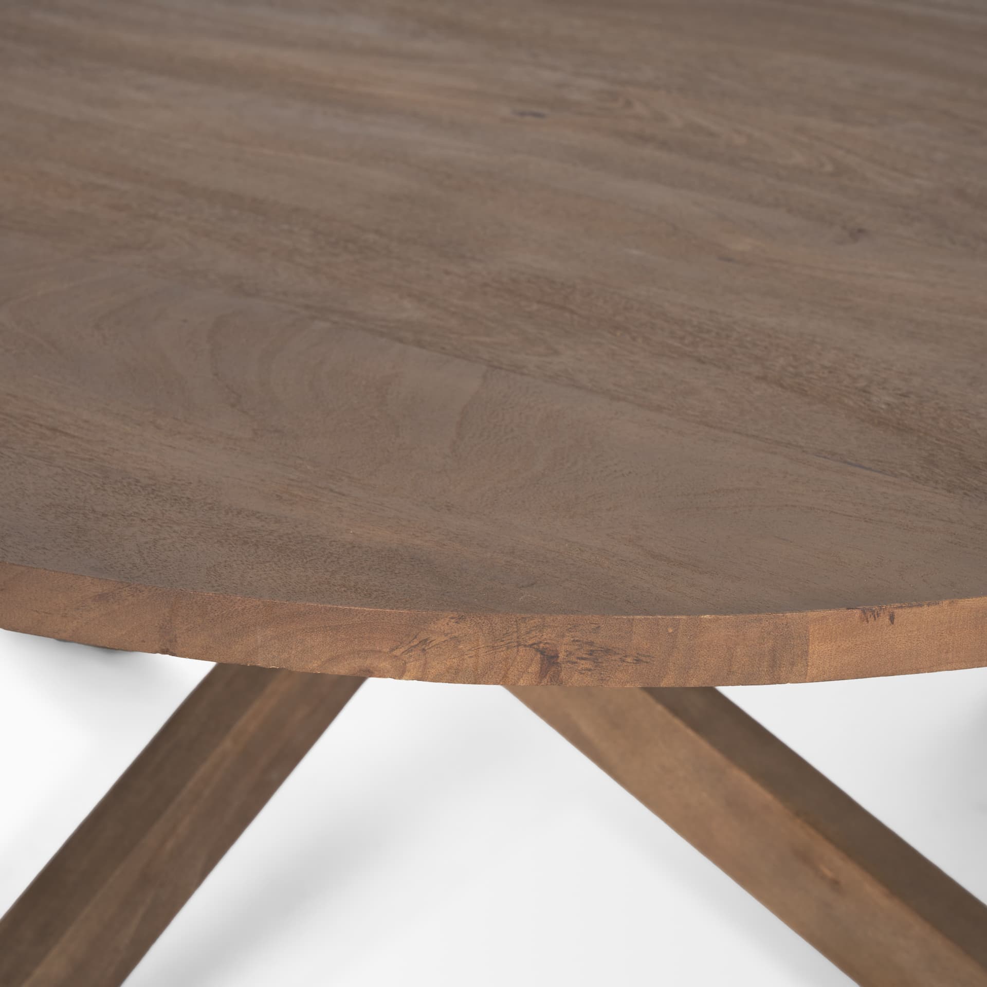 Solana Medium Brown Wood Coffee Table — product photograph