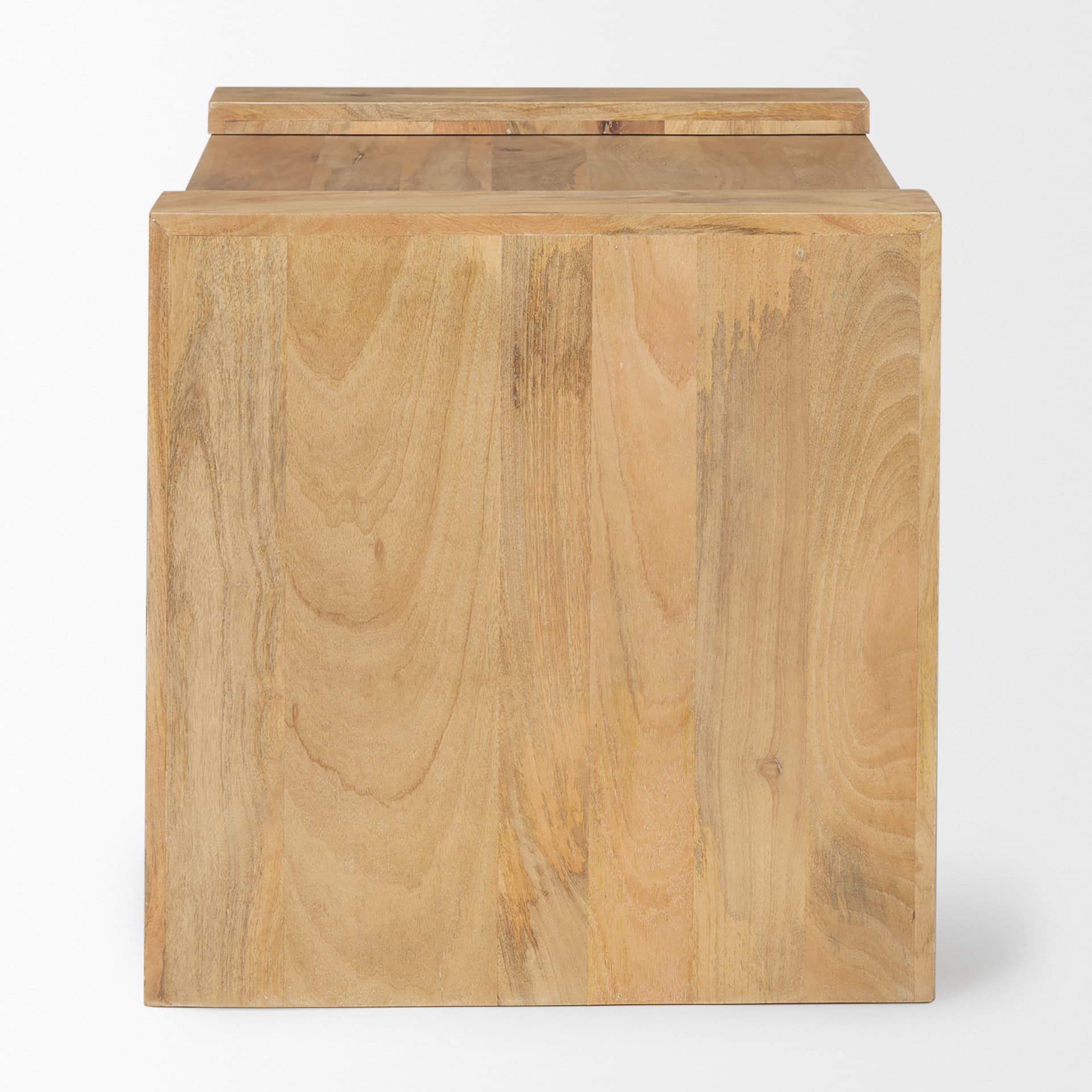 Athelia Light Wood Accent Table — product photograph
