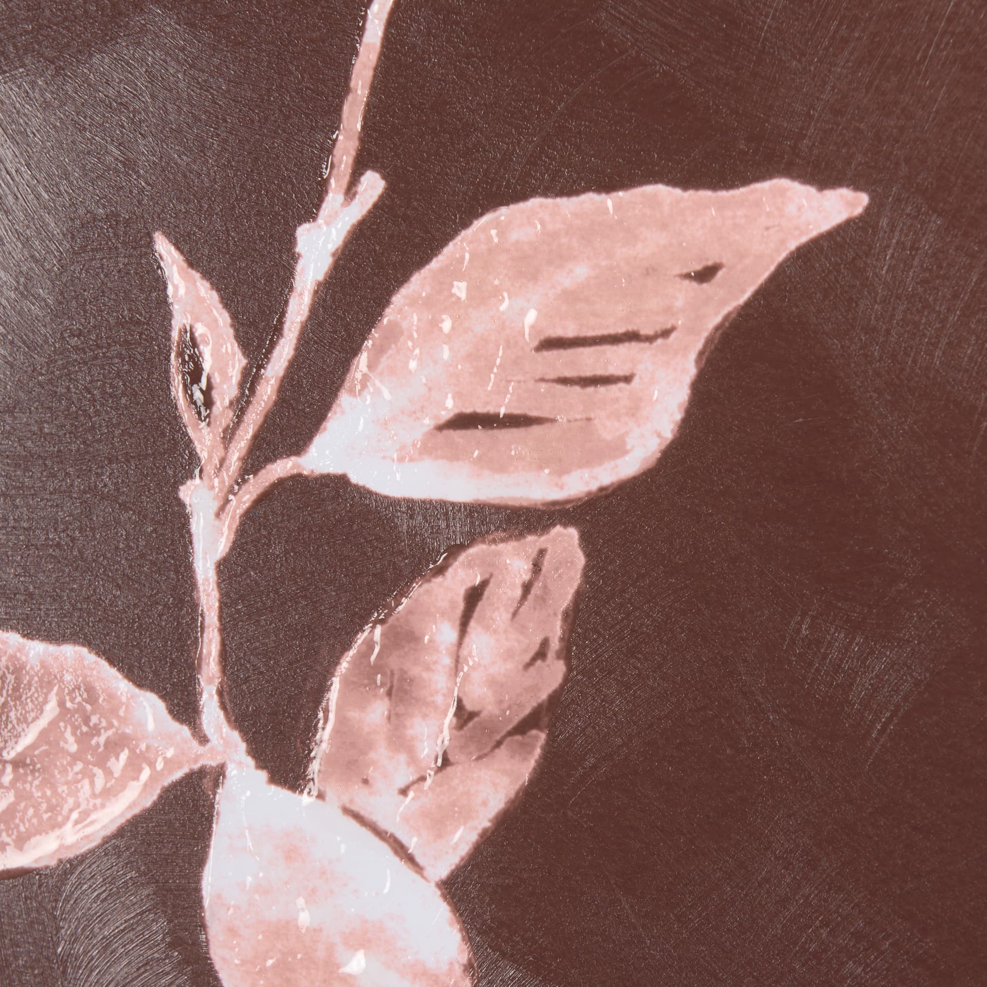 Sienna Silhouette III by Mercana Studio a Hand Embellished Textured Framed Art Print — product photograph
