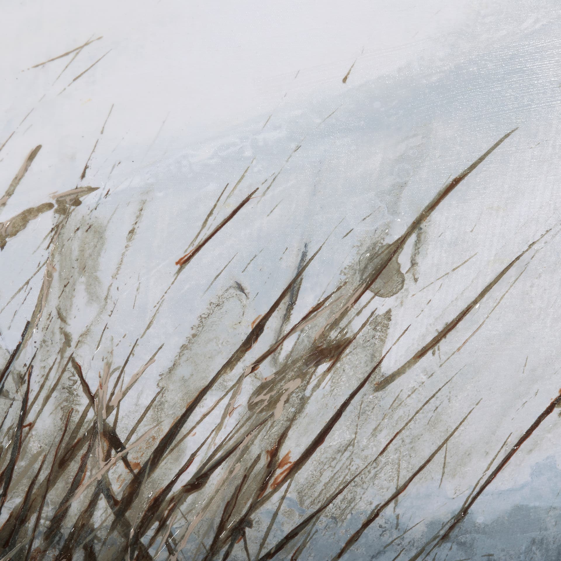 Chilly Breeze I by Mercana Studio a Hand Embellished Textured Framed Canvas — product photograph