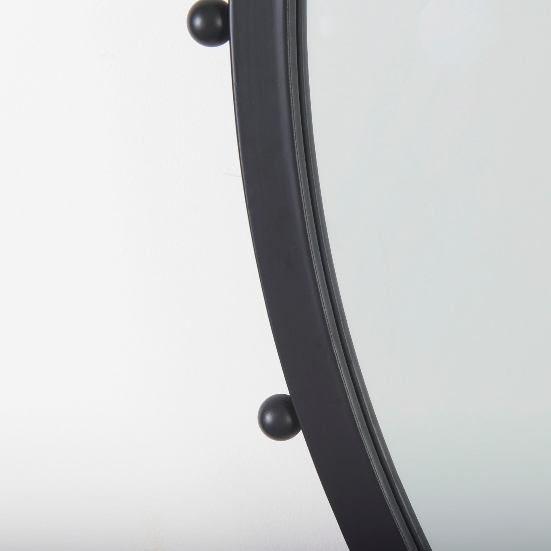 Elena III Large Black Wall Mirror — product photograph