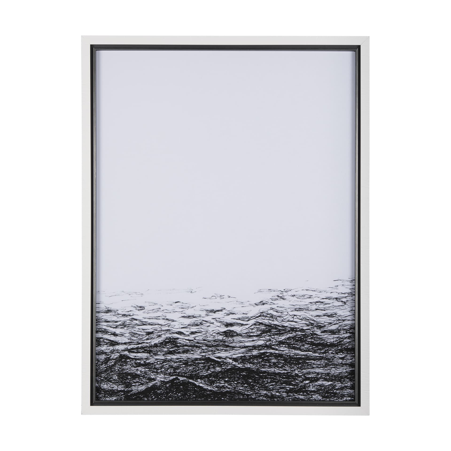 Running on Waves I by Simeng a Framed Art Print Matted under Glass — product photograph