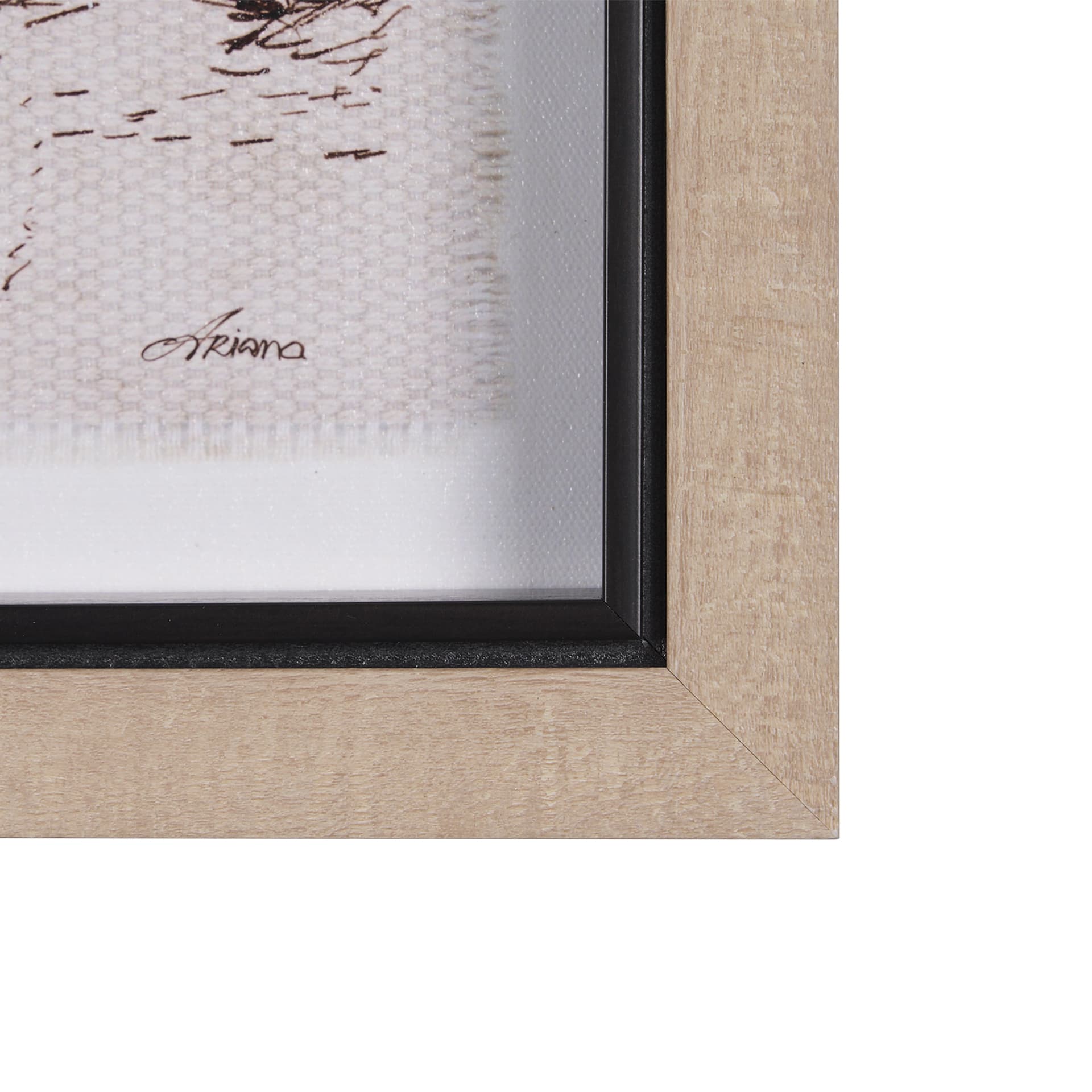 On the Shore I by Mercana Studio a Hand Embellished Textured Framed Art Print — product photograph