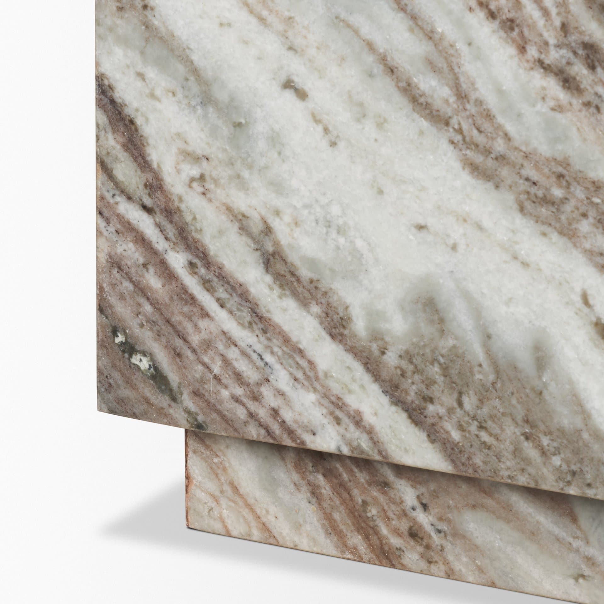 Matteo Solid Pink Marble Rectangular Coffee Table — product photograph