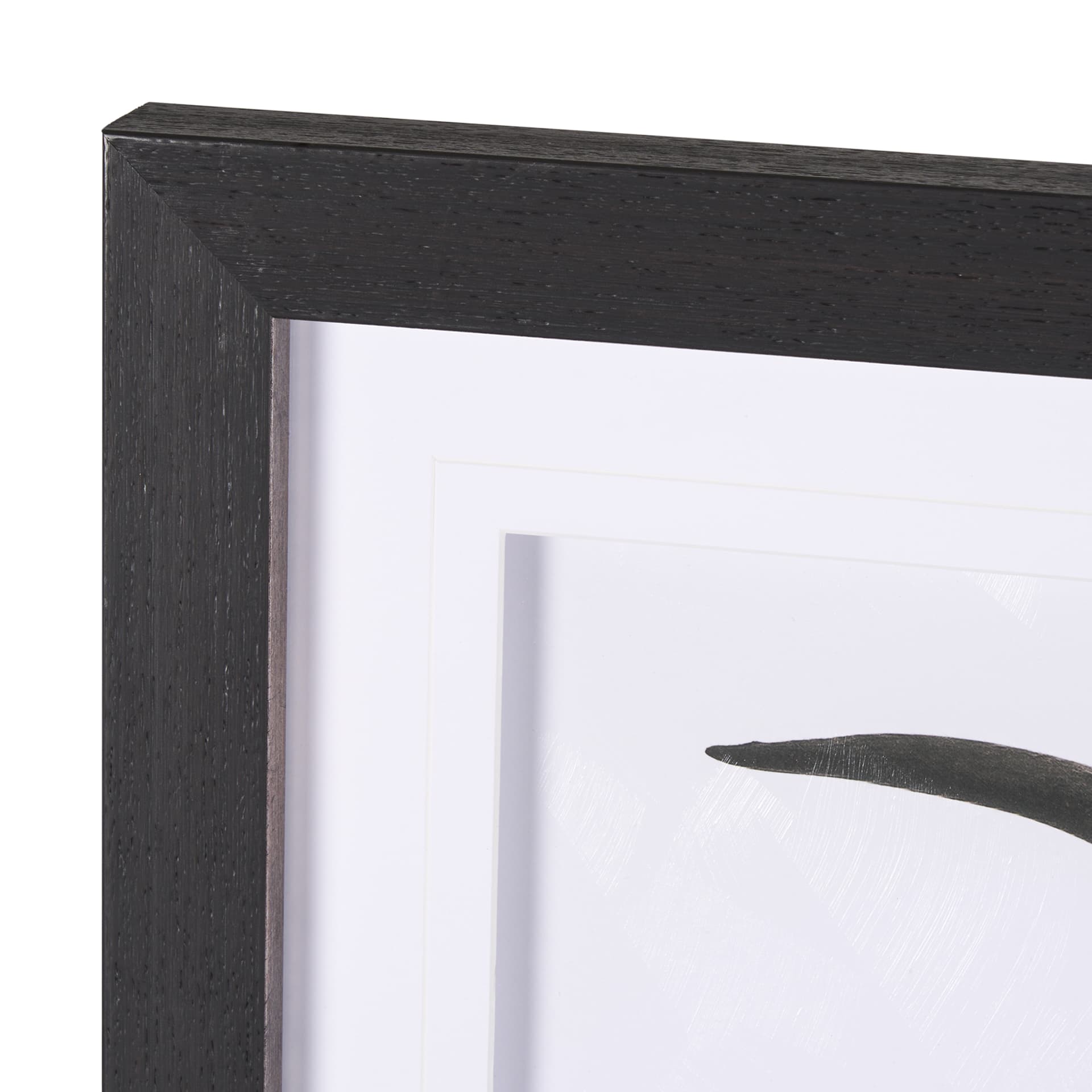 Longhorn Last Call BW by Nathan Larson Hand Embelished Textured Framed Photo Art Print Matted under — product photograph
