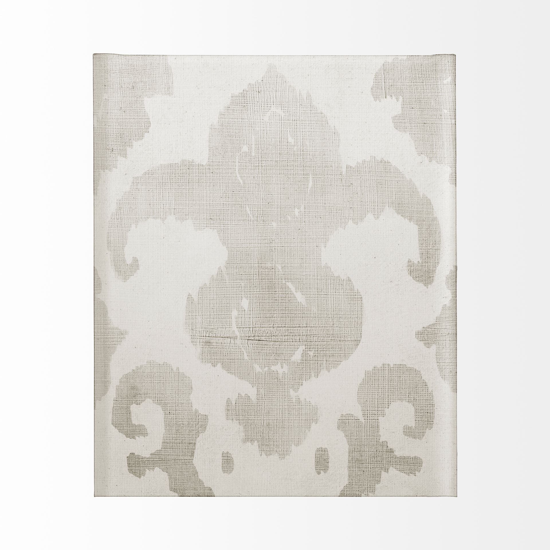 Shadow Ikat II (L) by Chariklia Zarris a Hand Embellished Textured Canvas — product photograph