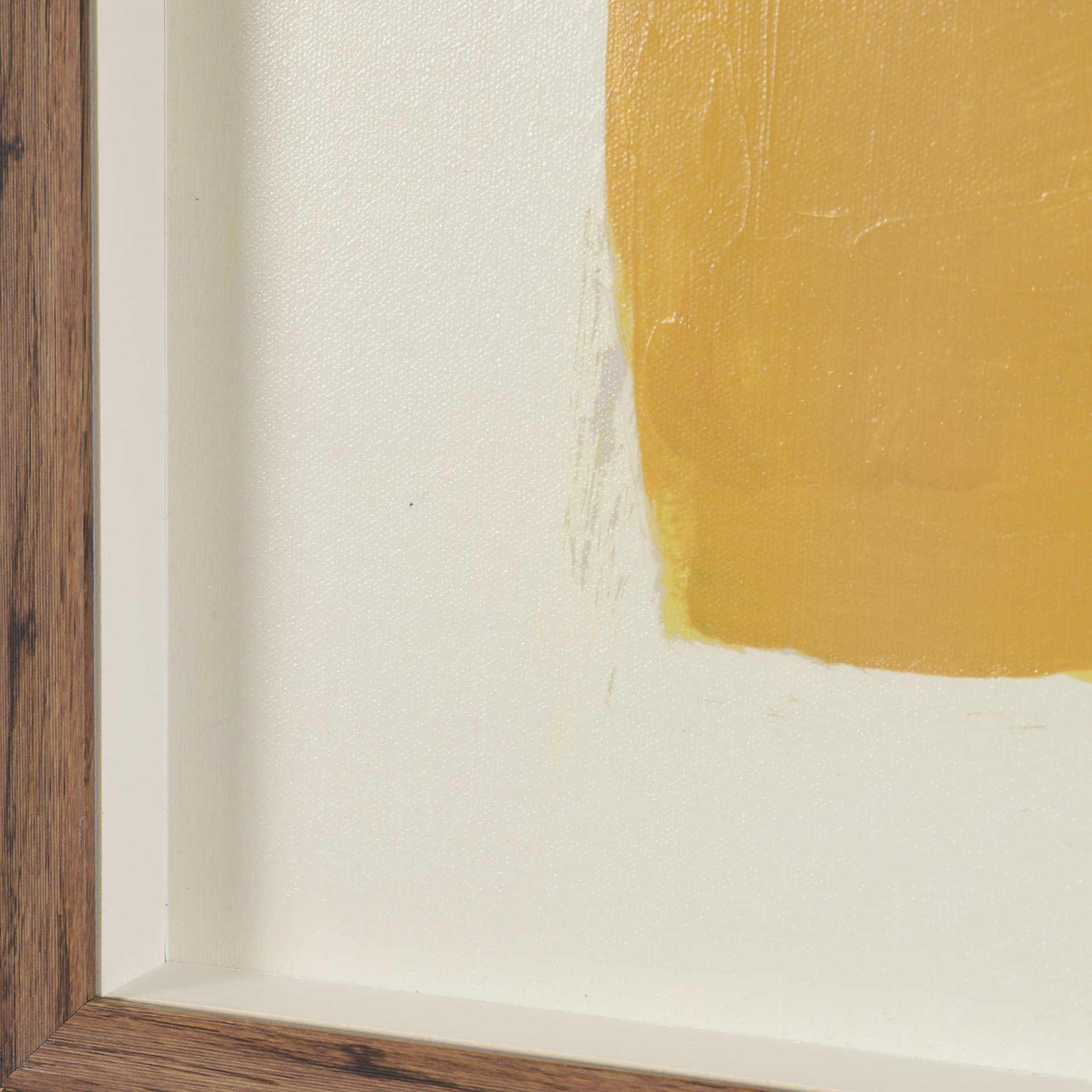 Ochre Horizon by Mercana Studio Textured Framed Artwork Matted under Glass — product photograph