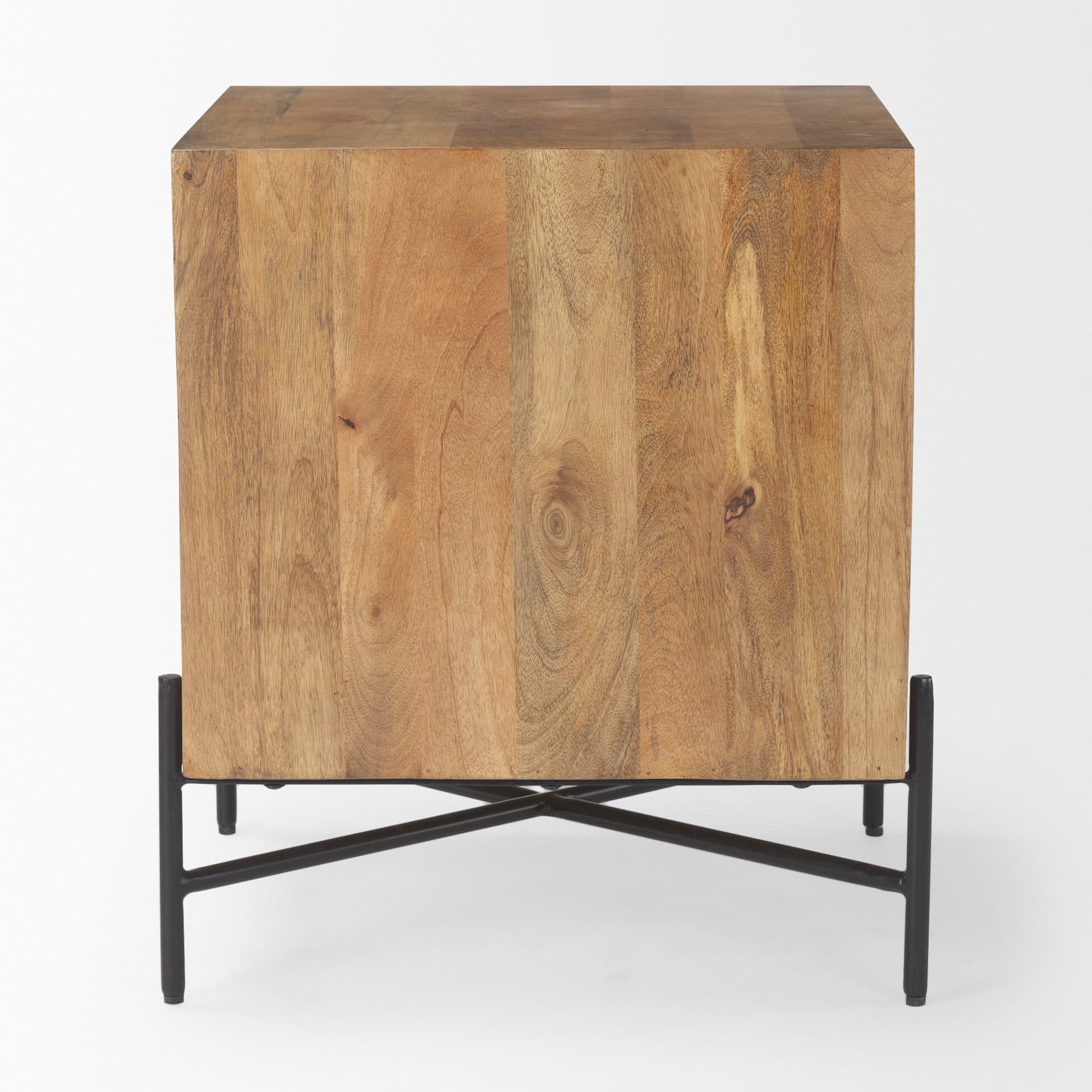 Cairo 22.0L x 22.0W x 26.0H Wood 2 Drawer Accent table — product photograph