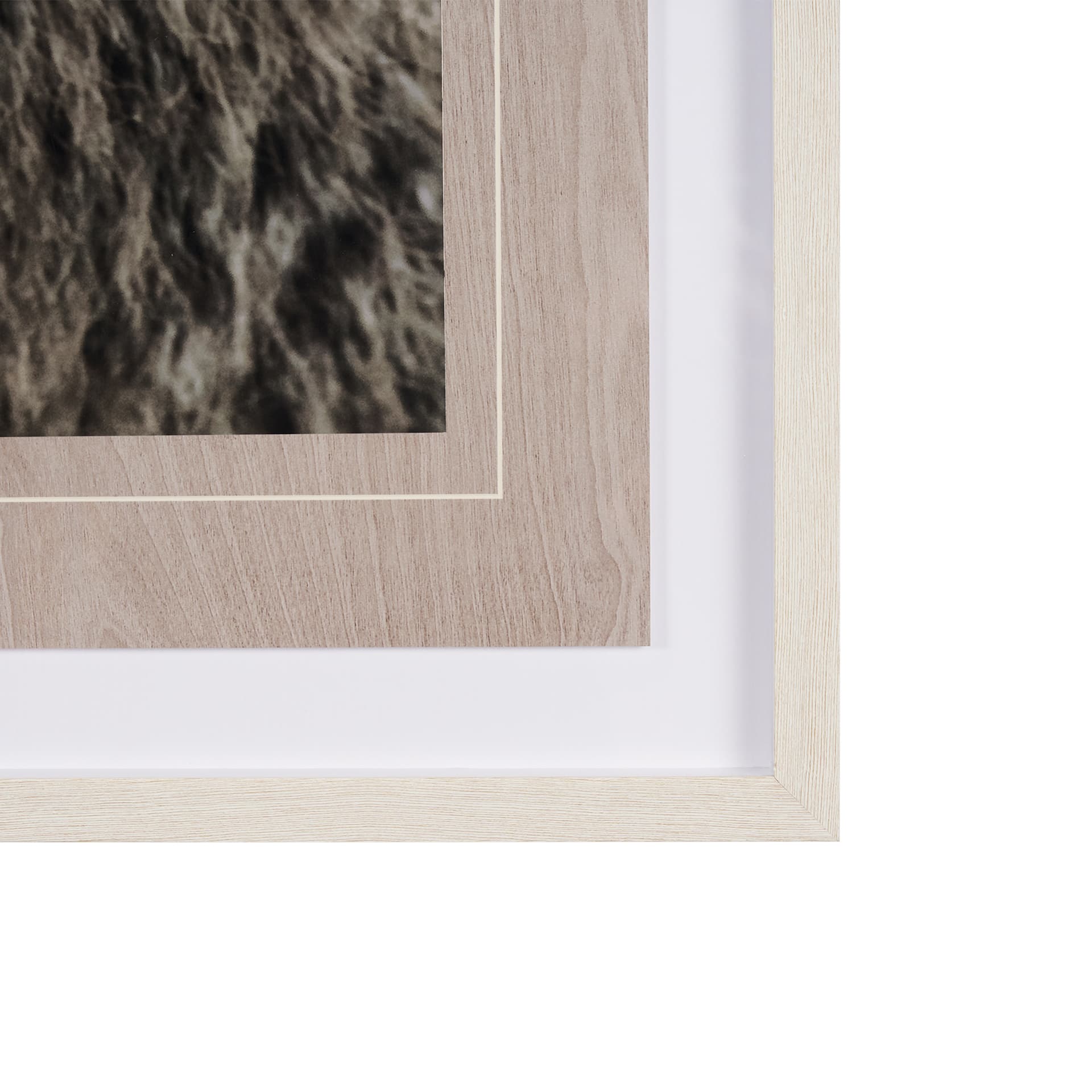Bear Focus - Hush by Wink Gaines a Hand Embelished Textured Framed Art Photo Matted under Glass — product photograph