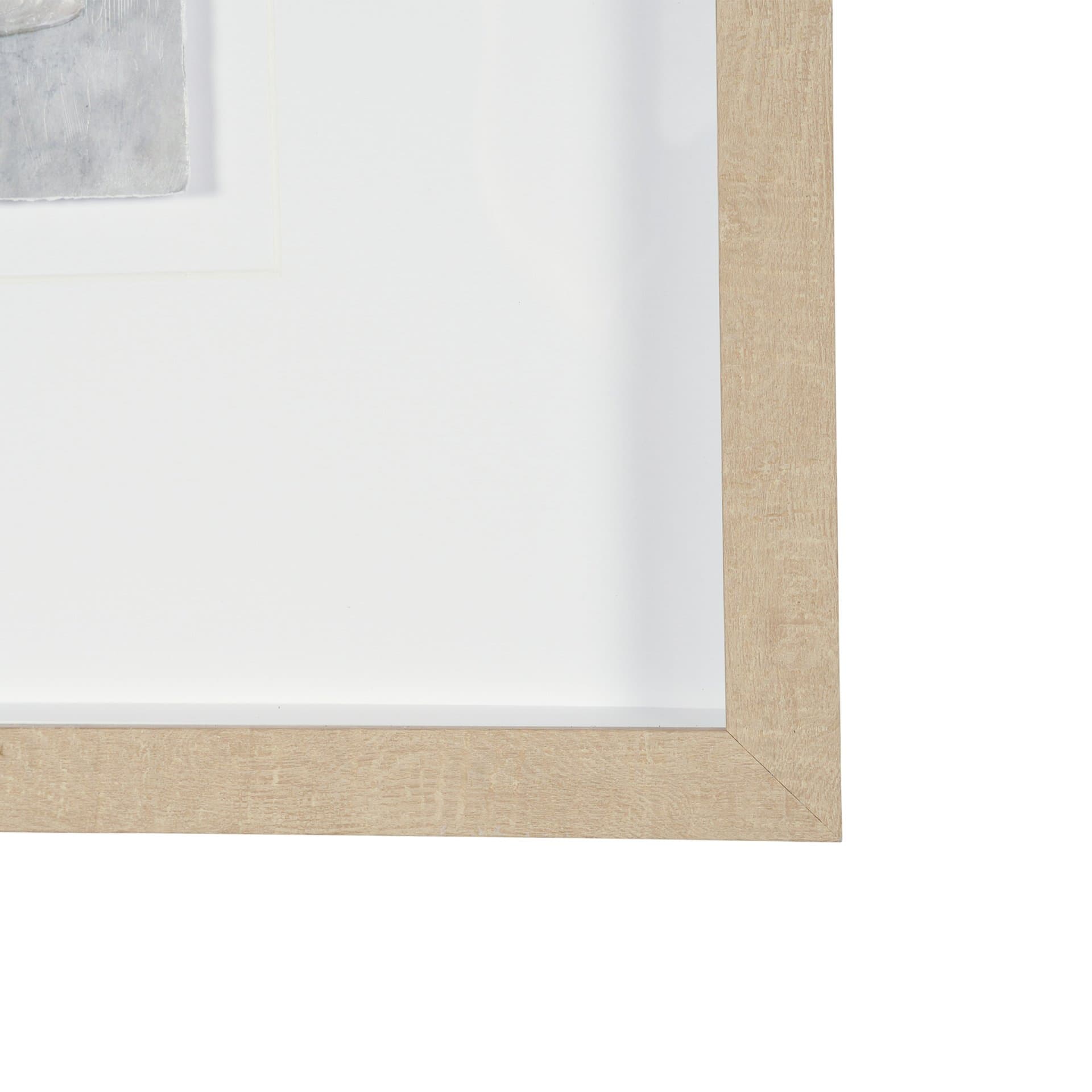 Studies in White and Ash: Study III by Mercana Studio Textured Framed Artwork Matted under Glass — product photograph