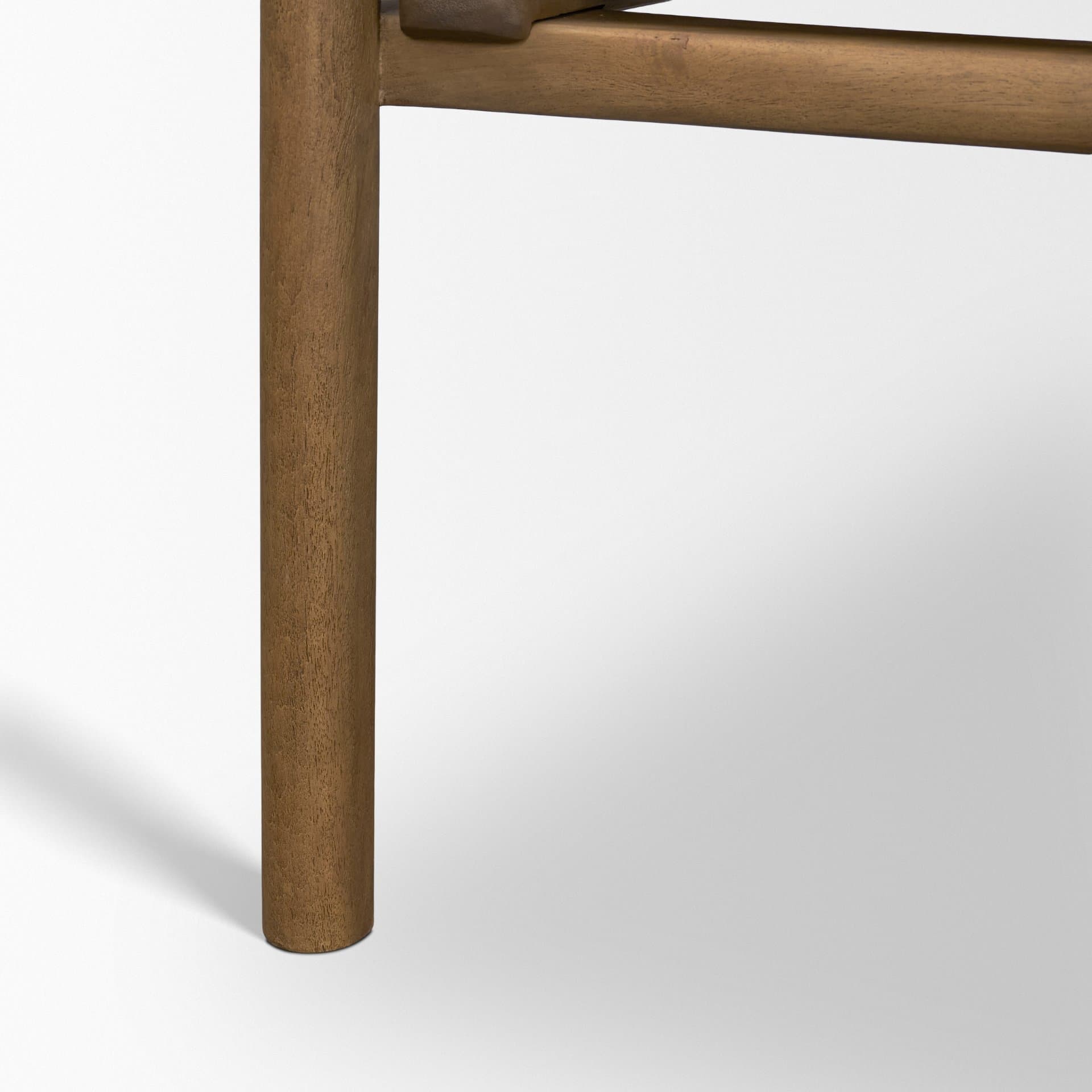 Riven Oak Wood Rectangular Coffee Table — product photograph