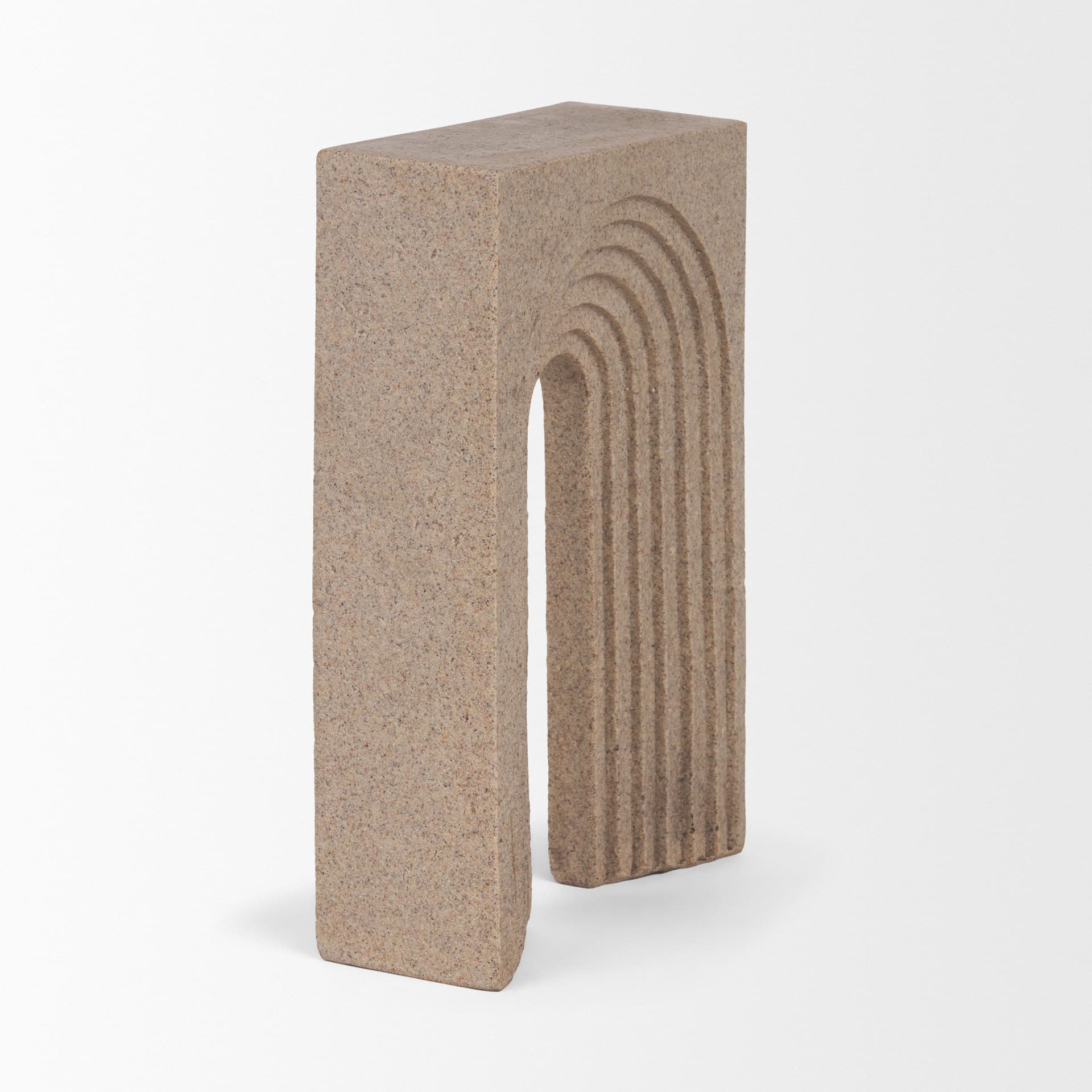 Kacia Resin Textured SandStone Decorative Object — product photograph