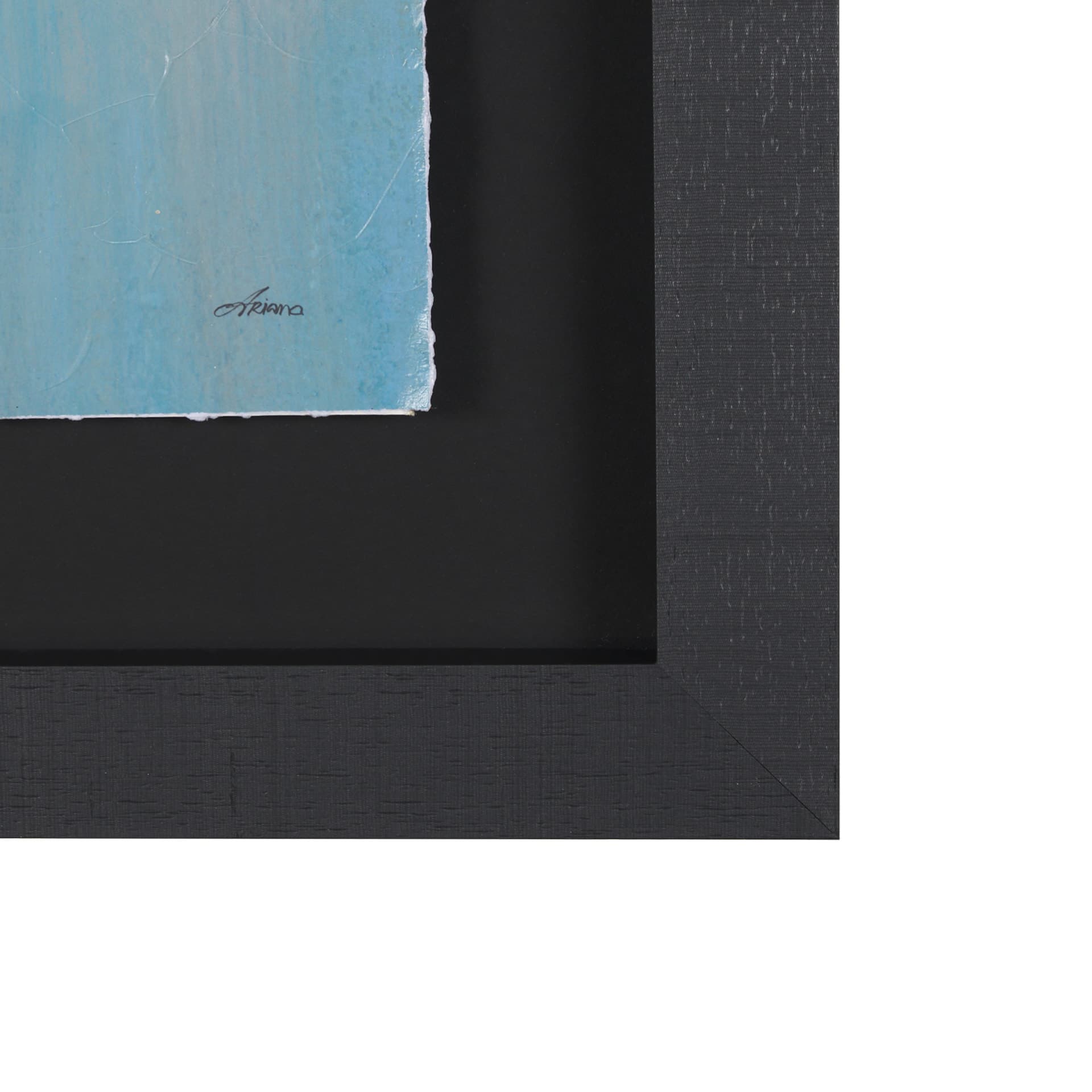 Round Up I Cowboy and Horse by Mercana Studio a Hand Embellished Framed Art Print Matted under Glass — product photograph