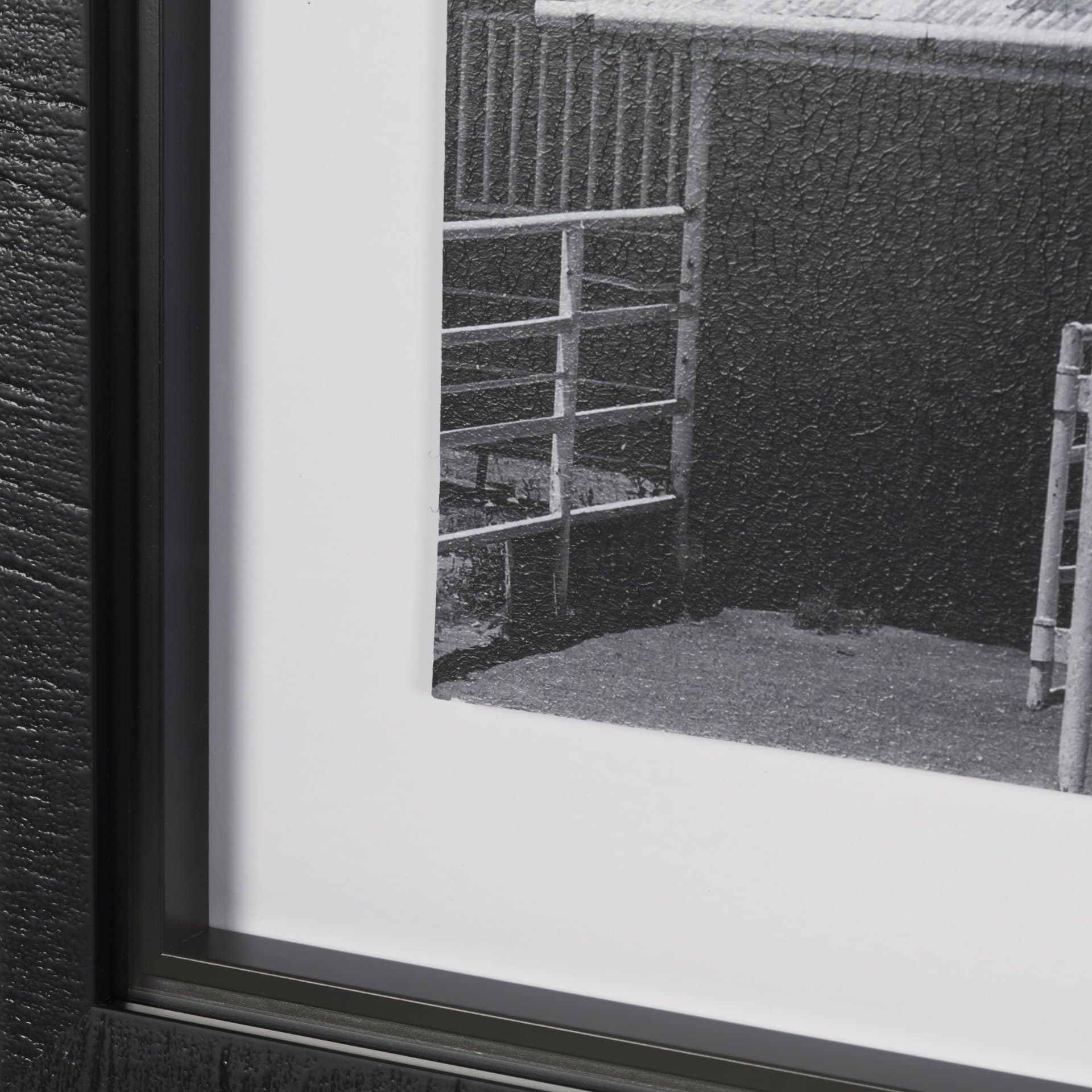 Horse Motel by Bethany Young Textured FramedPhoto Print Matted under Glass — product photograph