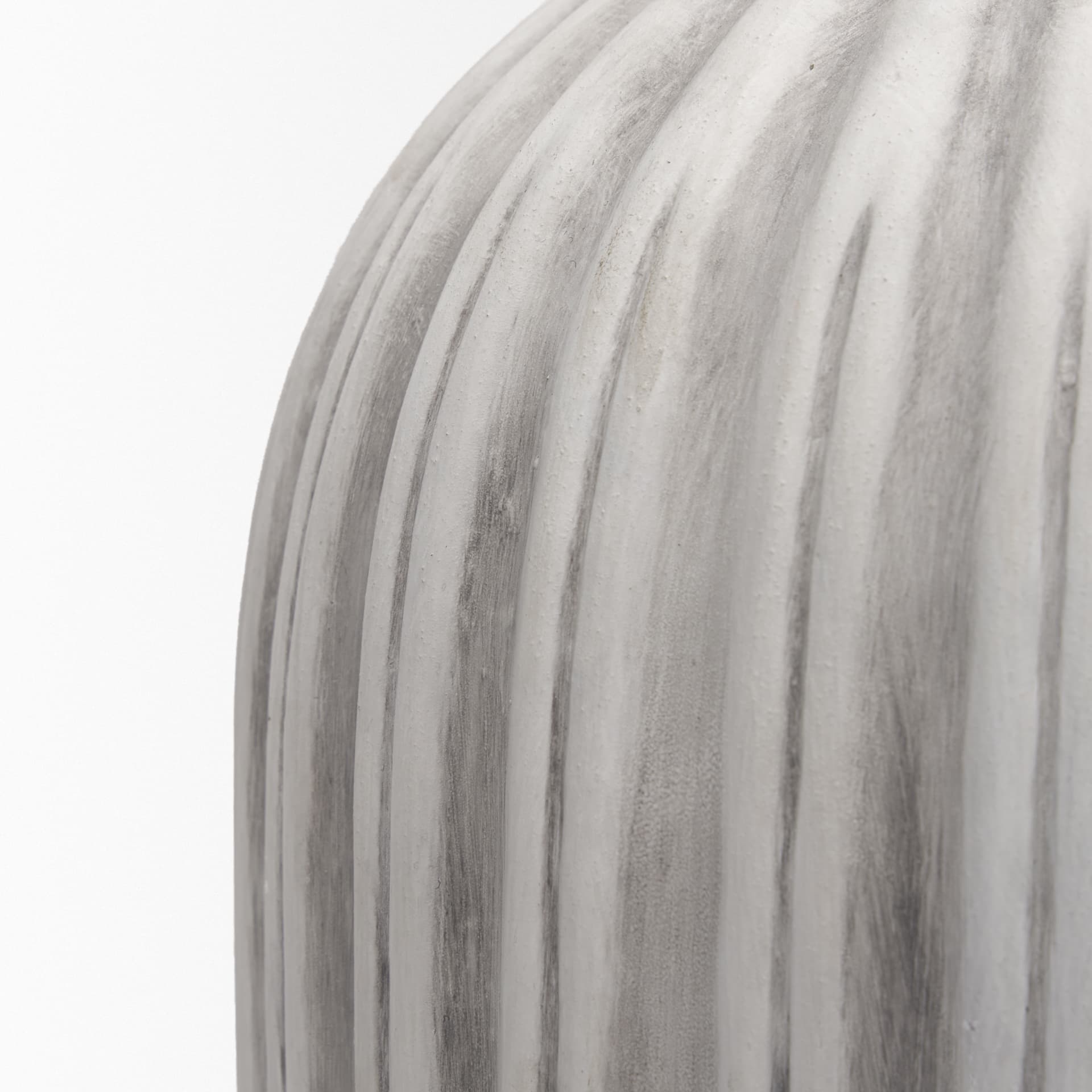 Ummi Small Off White w/ Gray Antiquing Ceramic Vase — product photograph