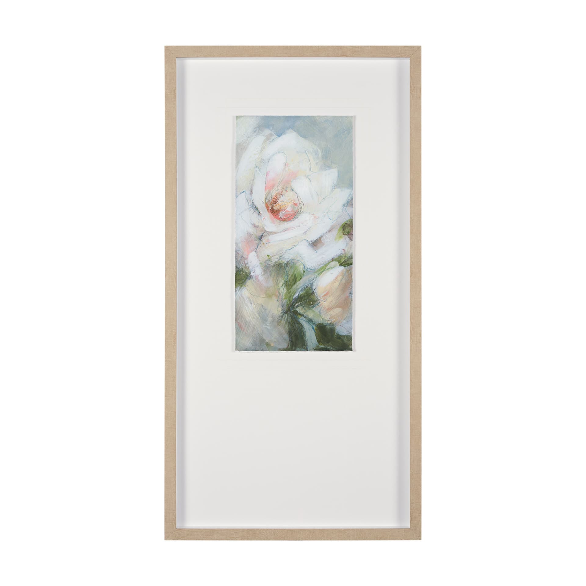 Aromatic Rose by Mercana Studio a Hand Embellished Framed Art Print Matted under Glass — product photograph
