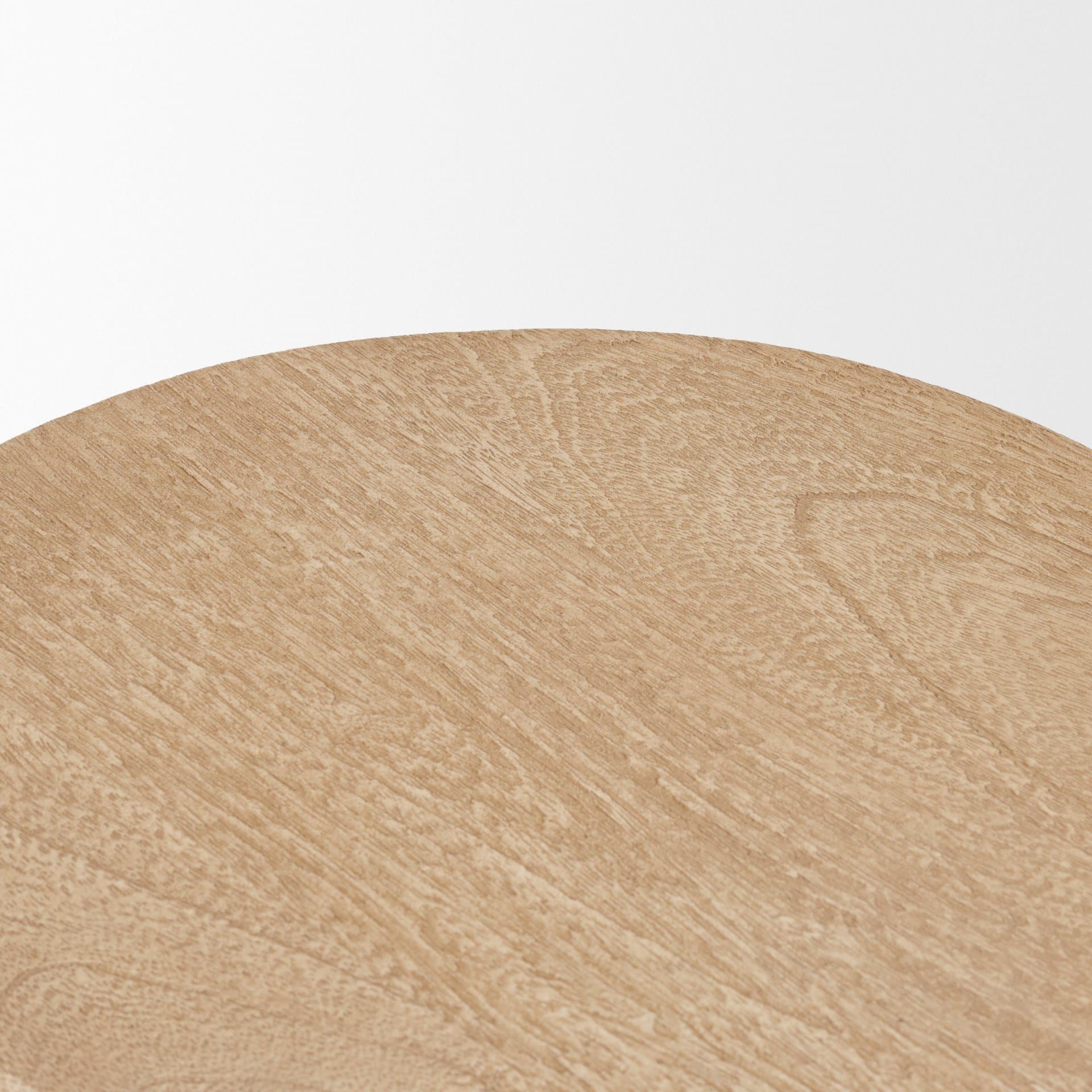 Cove Light Brown Sculptural Open Side Table — product photograph
