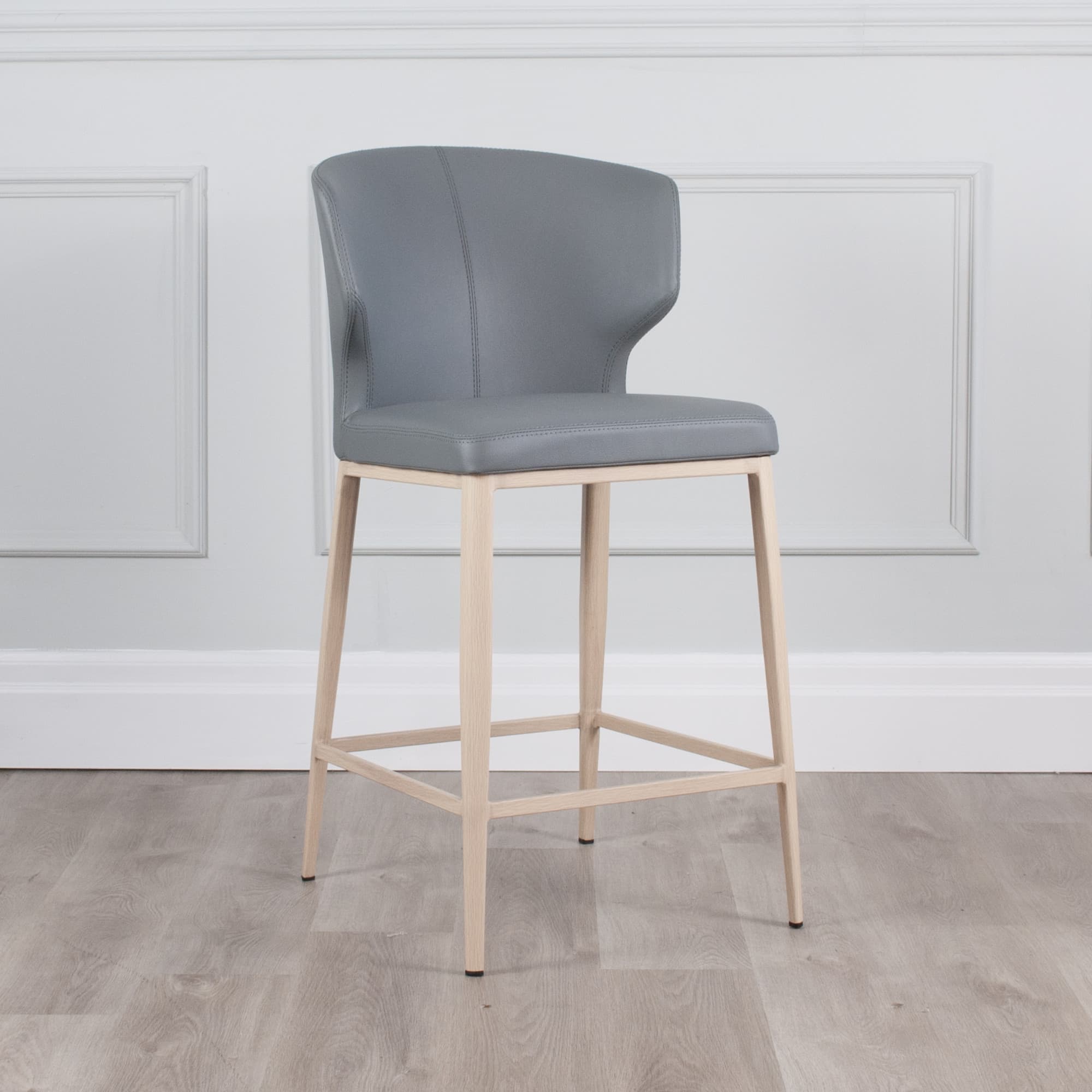 Cabo Stool With Metal Base — product photograph