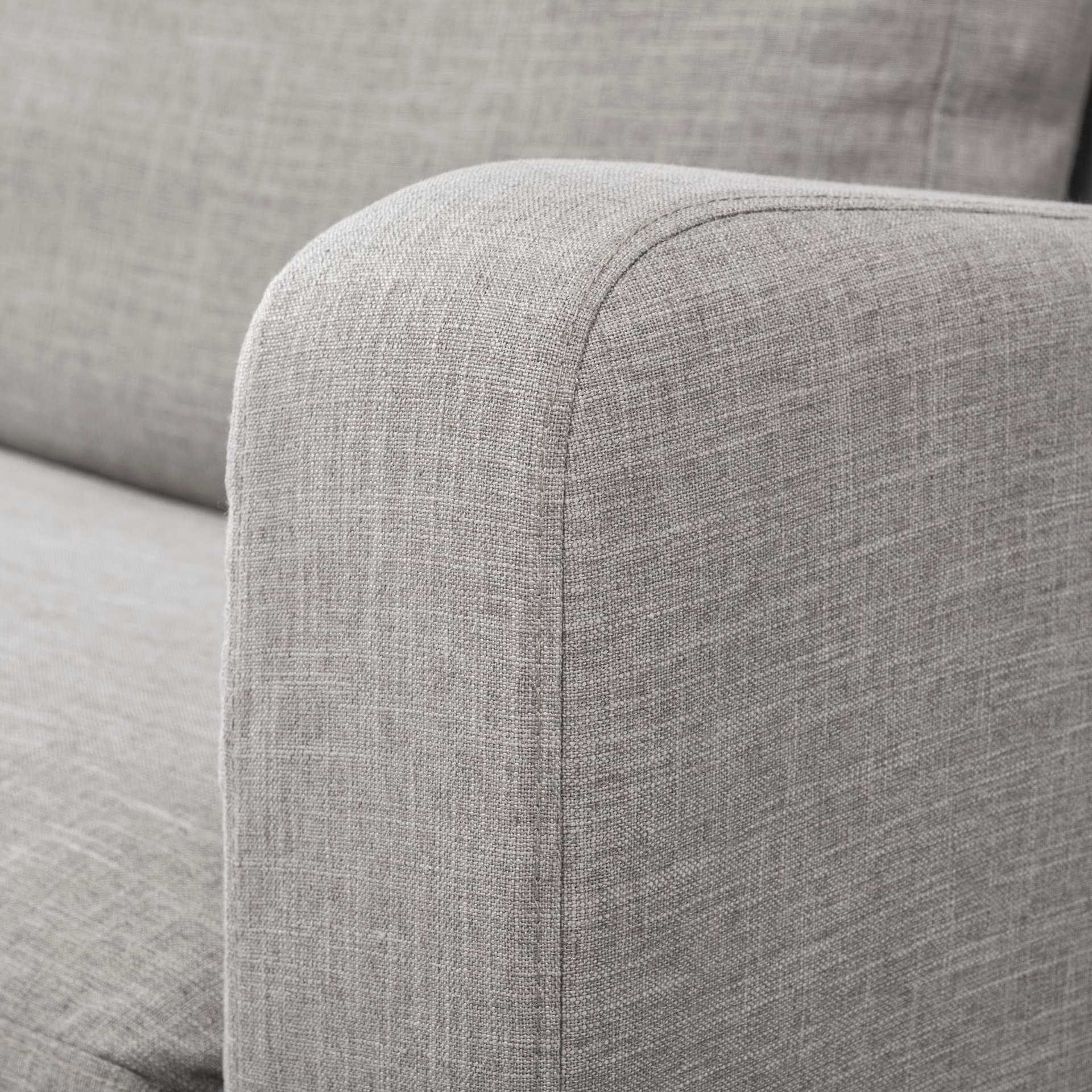 Denly III 38 X 38.25 X 34.5 Flint Gray Slipcover Upholstered Arm Chair — product photograph