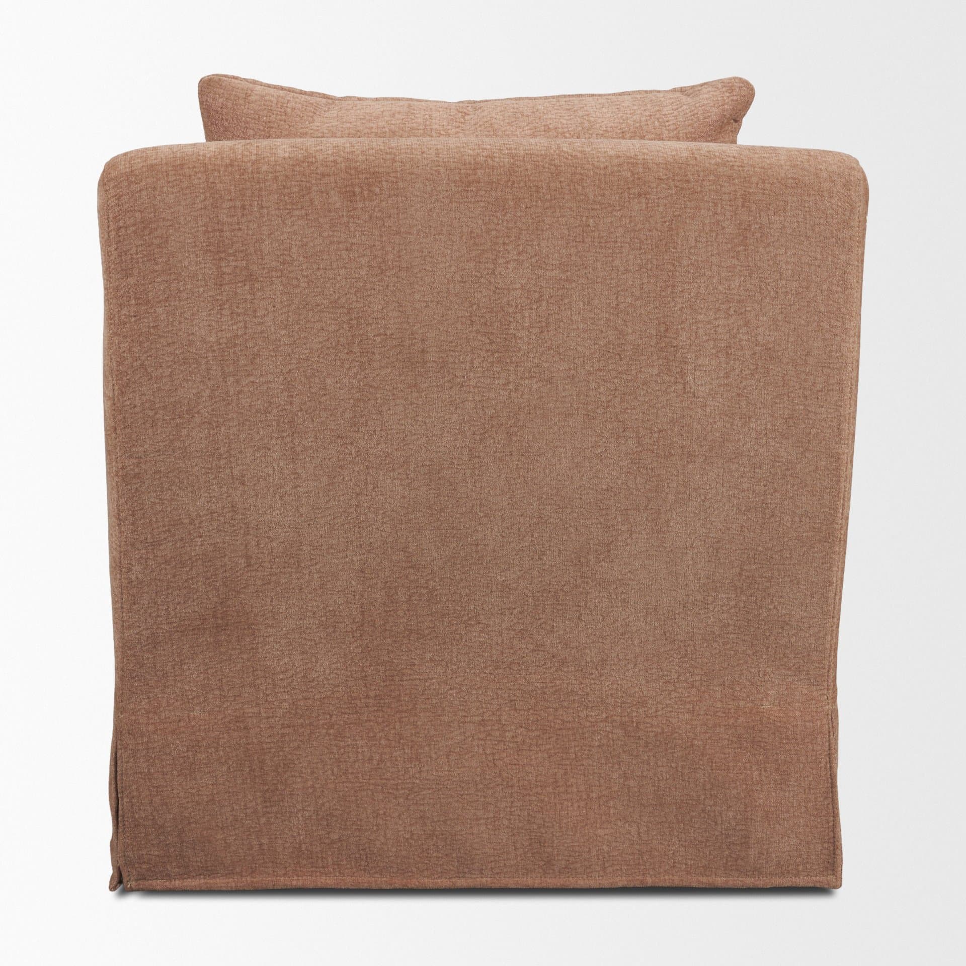 Ellington Slipcovered Slope Arm Swivel Accent Chair | Sienna Fabric-Fixed Chair — product photograph