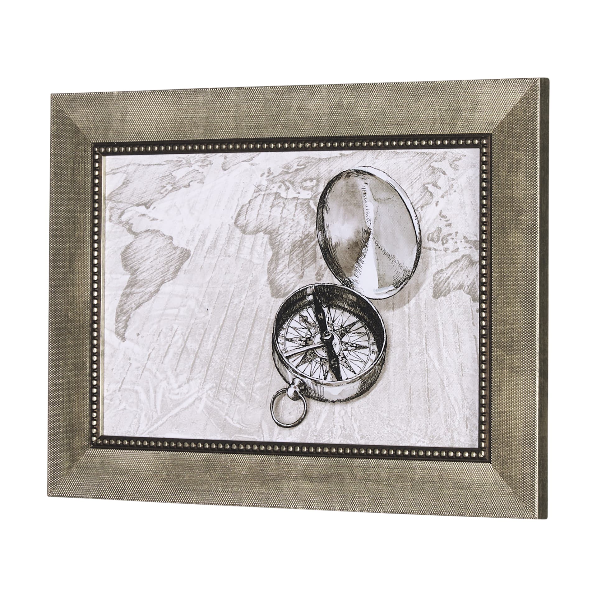Adventure Map by Chad Mackay a Hand Embelished Textured Framed Art Print — product photograph