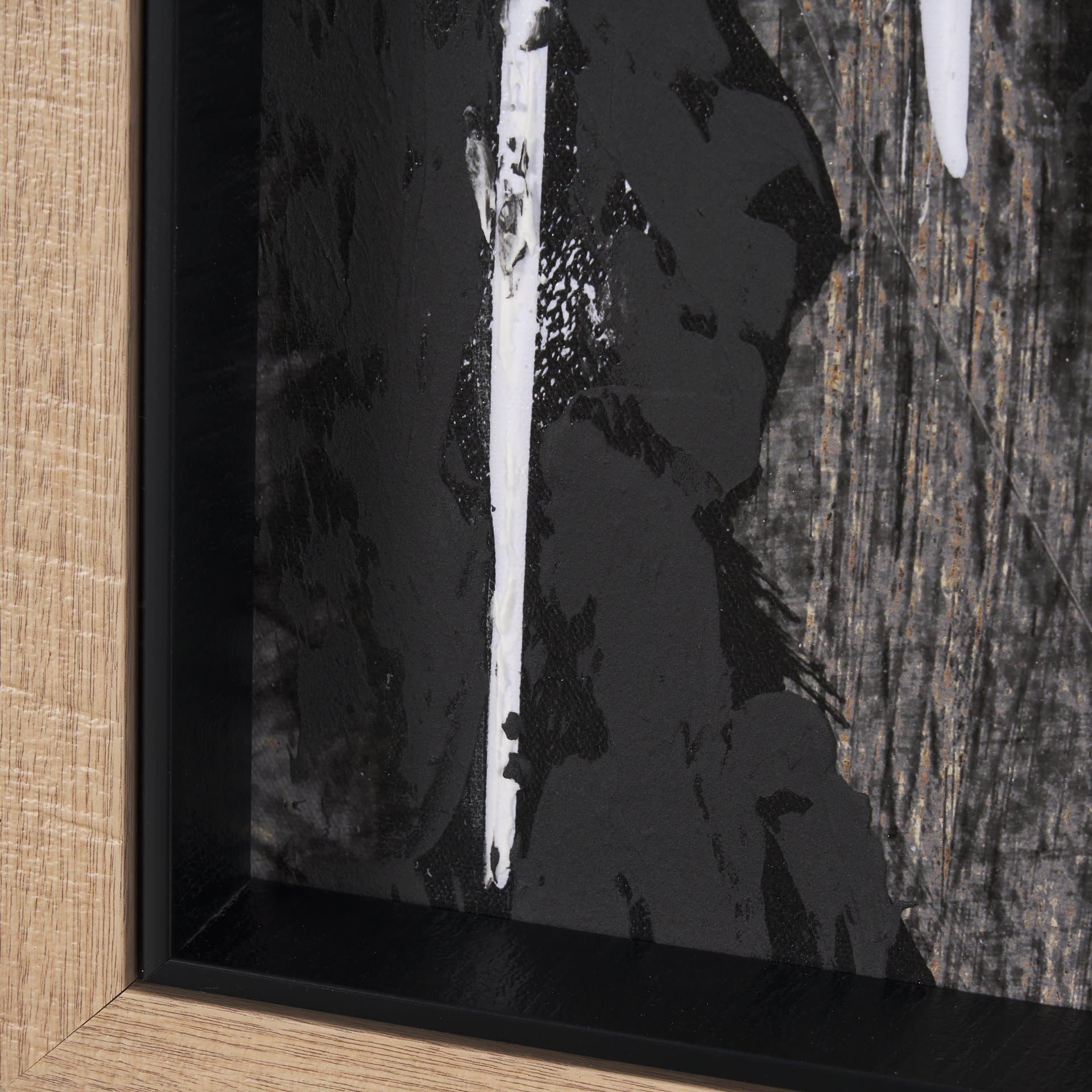 Meshy III by Mercana Studio a Hand Embellished Textured Framed Art Print — product photograph