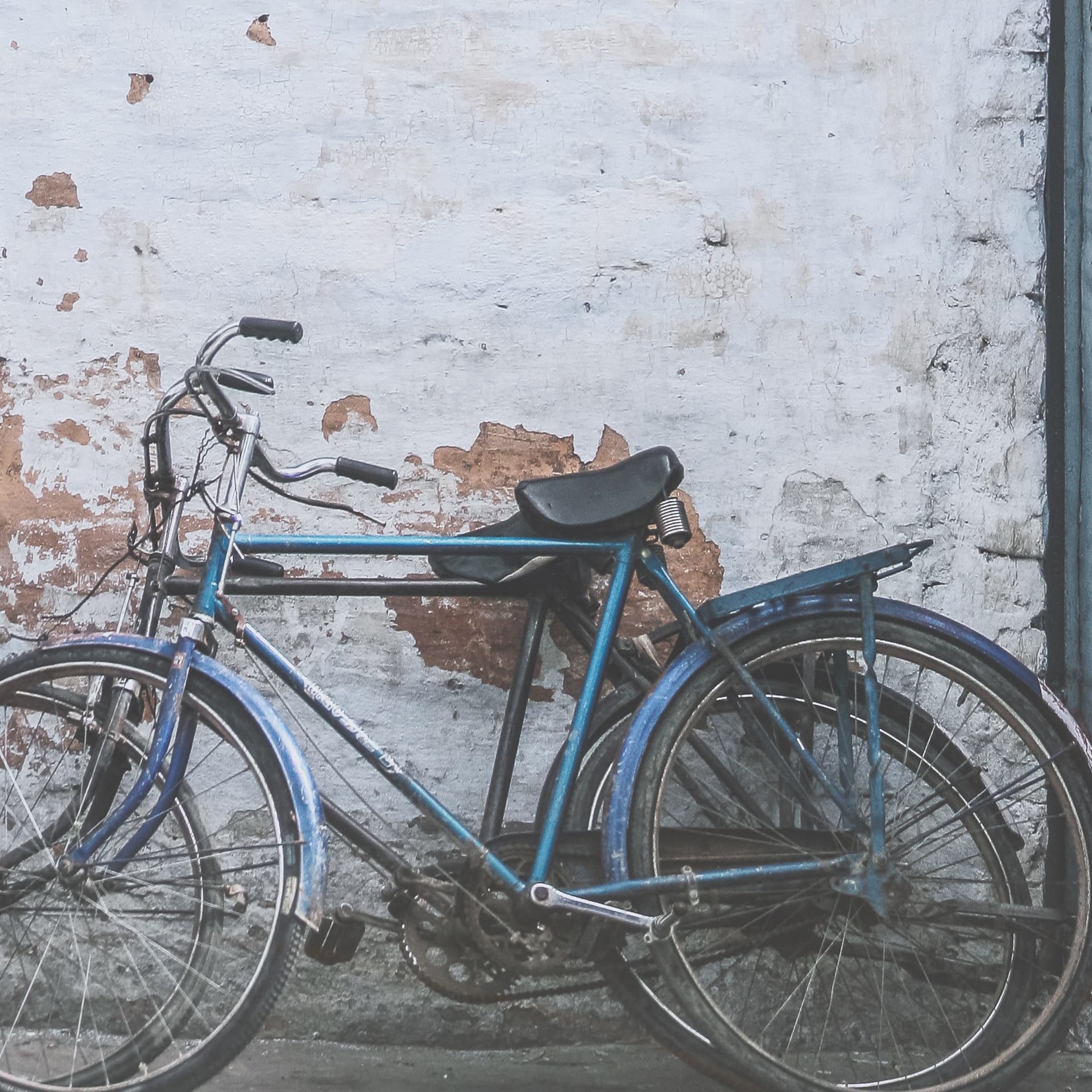 Rustic Bicycyle Scene by Shot By Clint Framed Photo Print Matted under Glass — product photograph